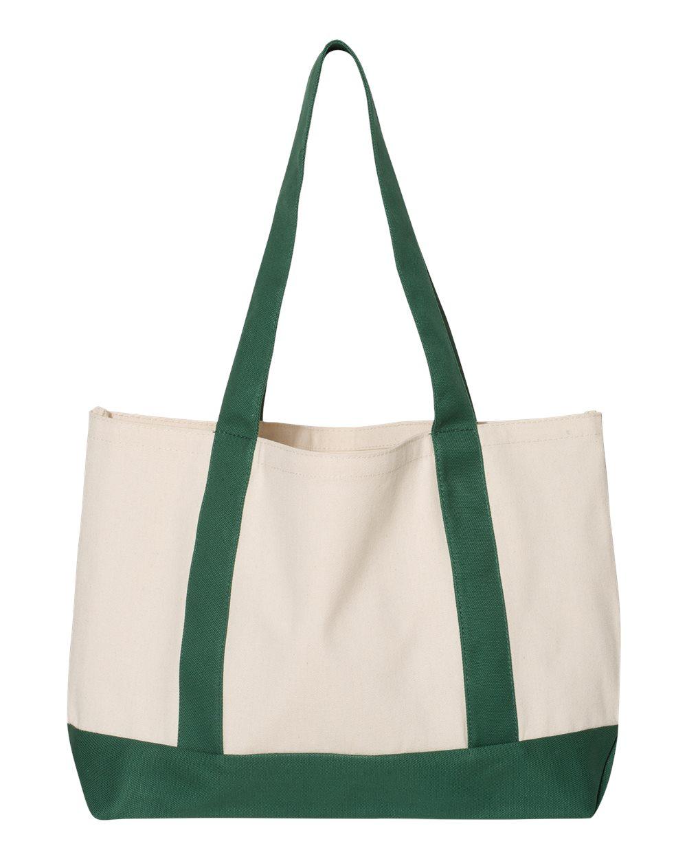 8869 Liberty Bags Leeward Canvas Tote - Back Image