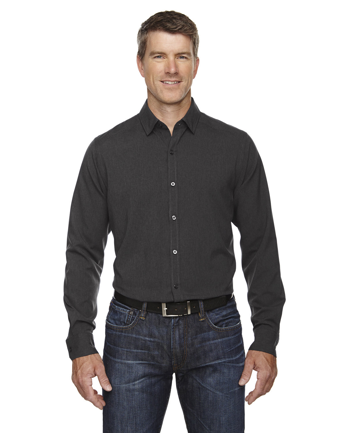 88802 North End Mens Mélange Performance Shirt