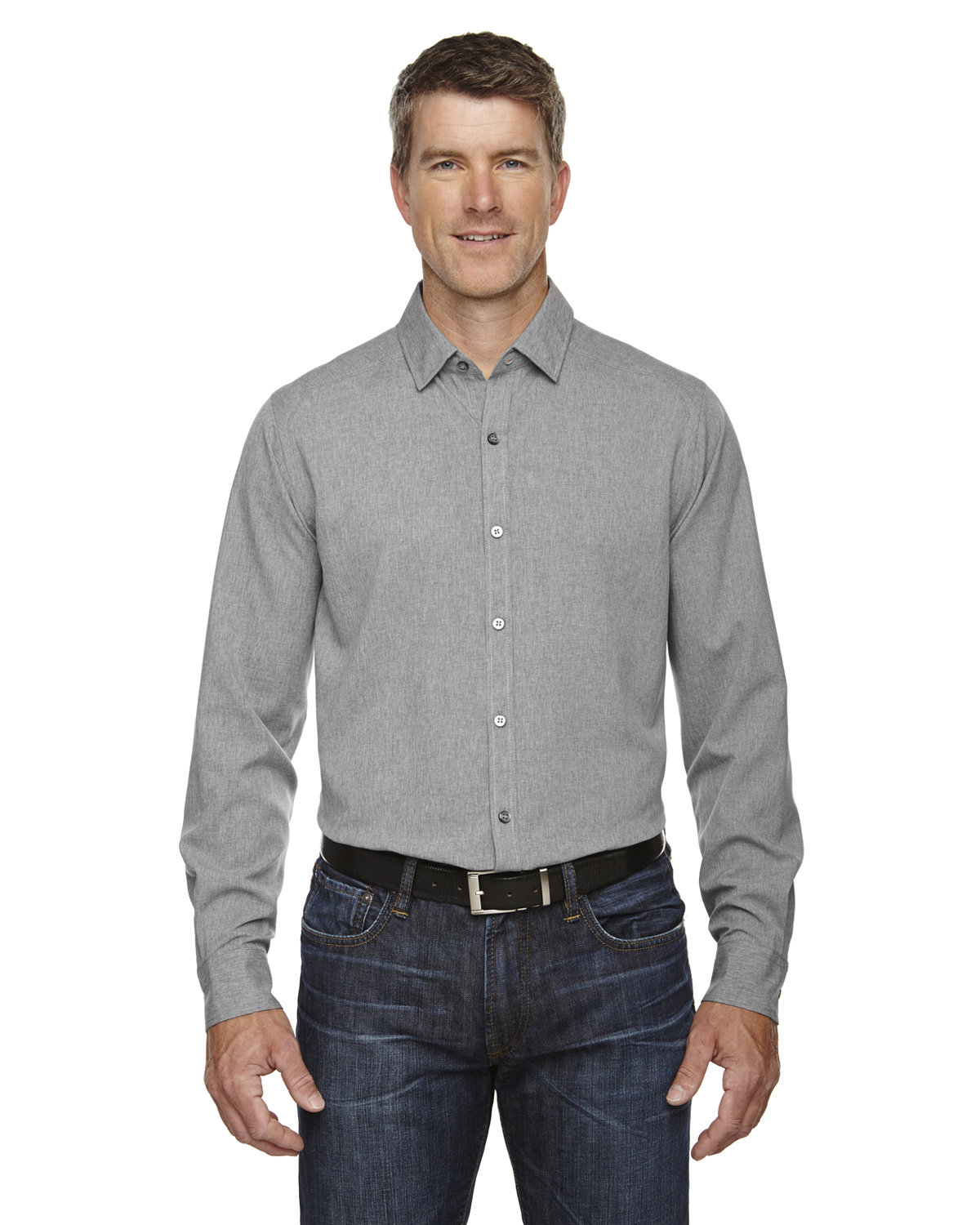 88802 North End Mens Mélange Performance Shirt 88802 North End Mens Mélange Performance Shirt