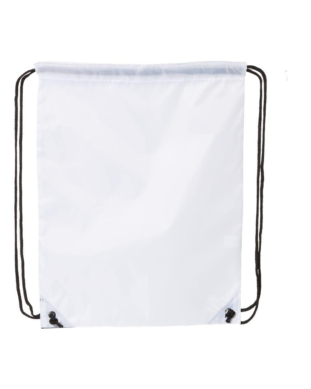 8886 Liberty Bags Value Drawstring Backpack - Back Image