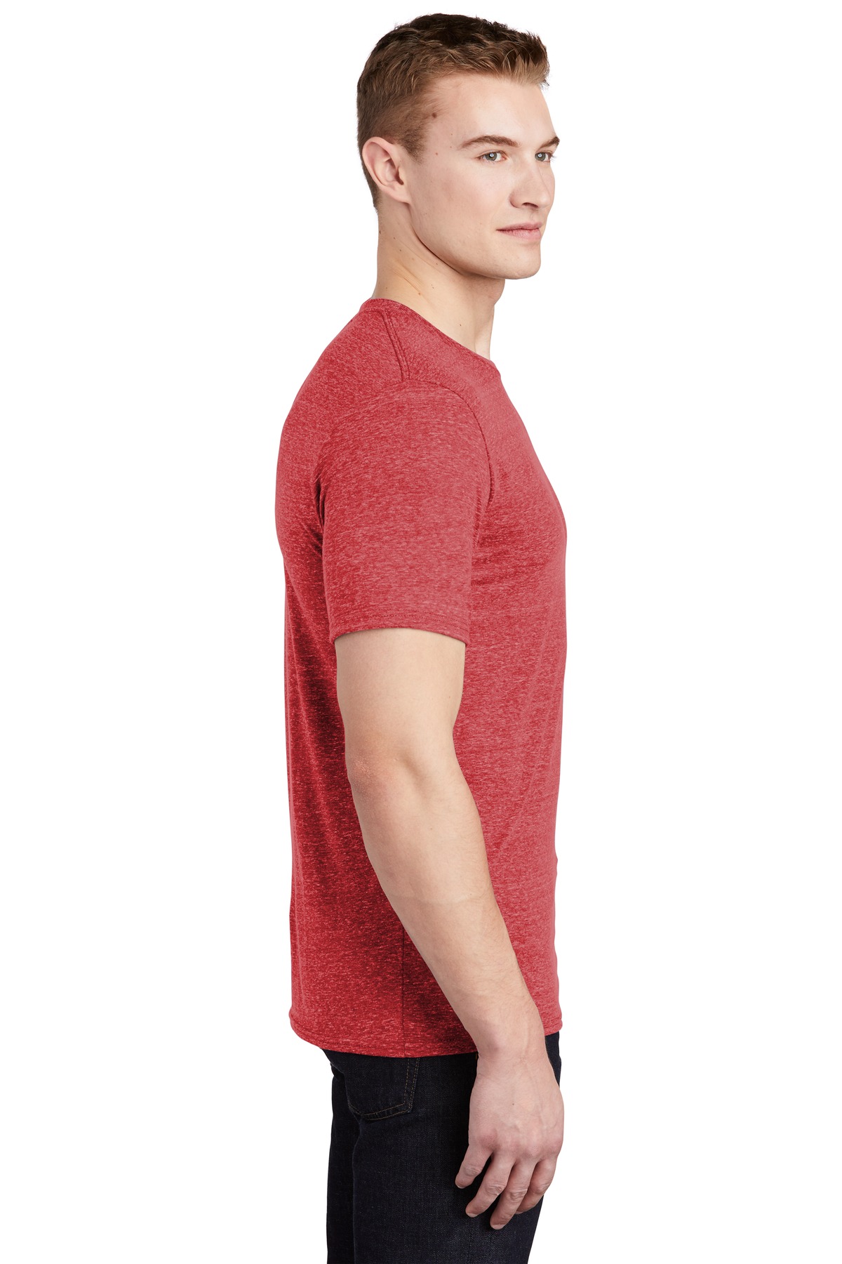 88M Jerzees Snow Heather Jersey T-Shirt - Siide Image