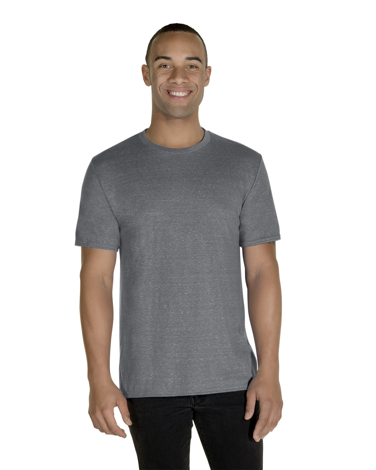 88MR Jerzees Snow Heather Jersey Crew T-Shirt