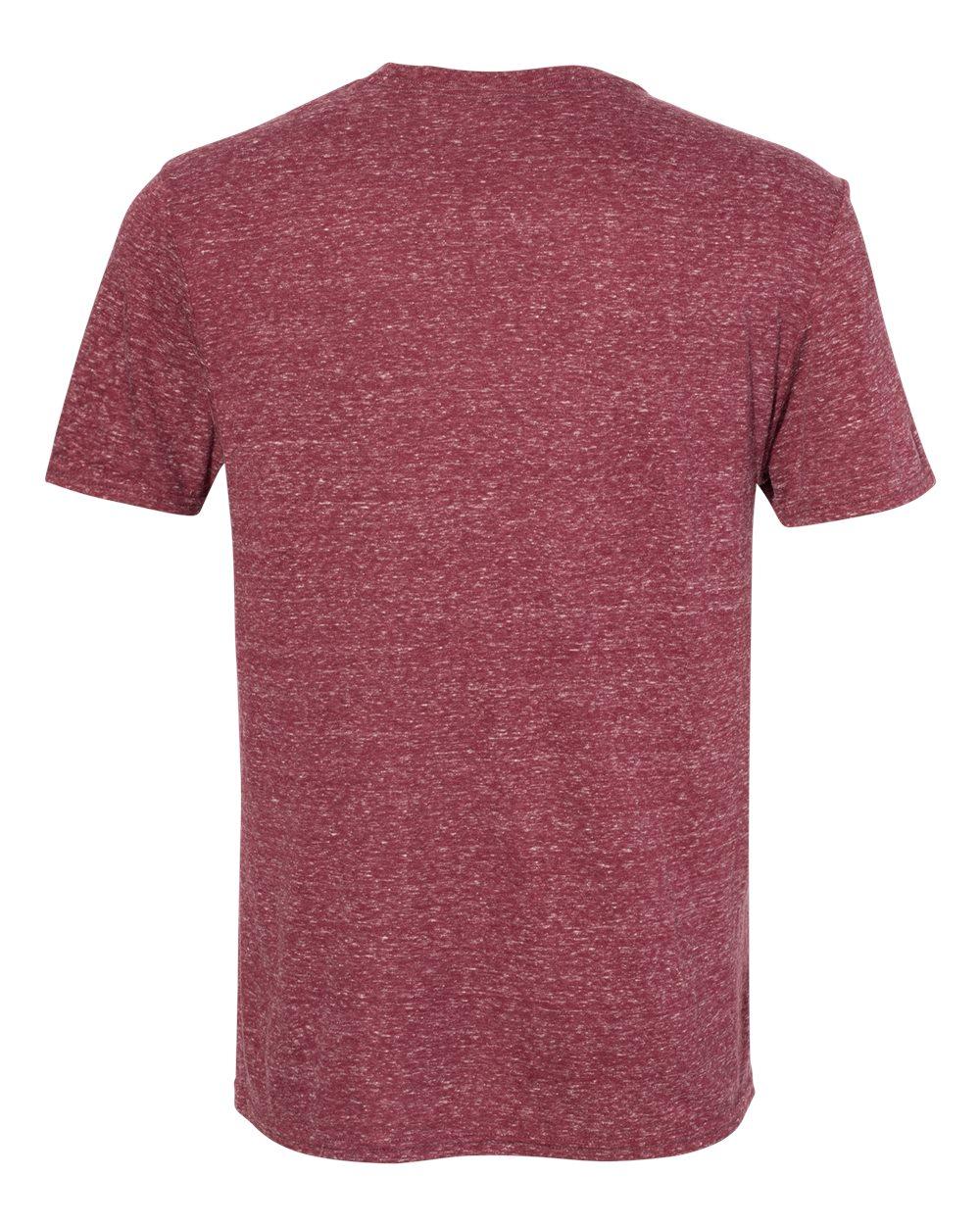 88MR Jerzees Snow Heather Jersey Crew T-Shirt - Back Image