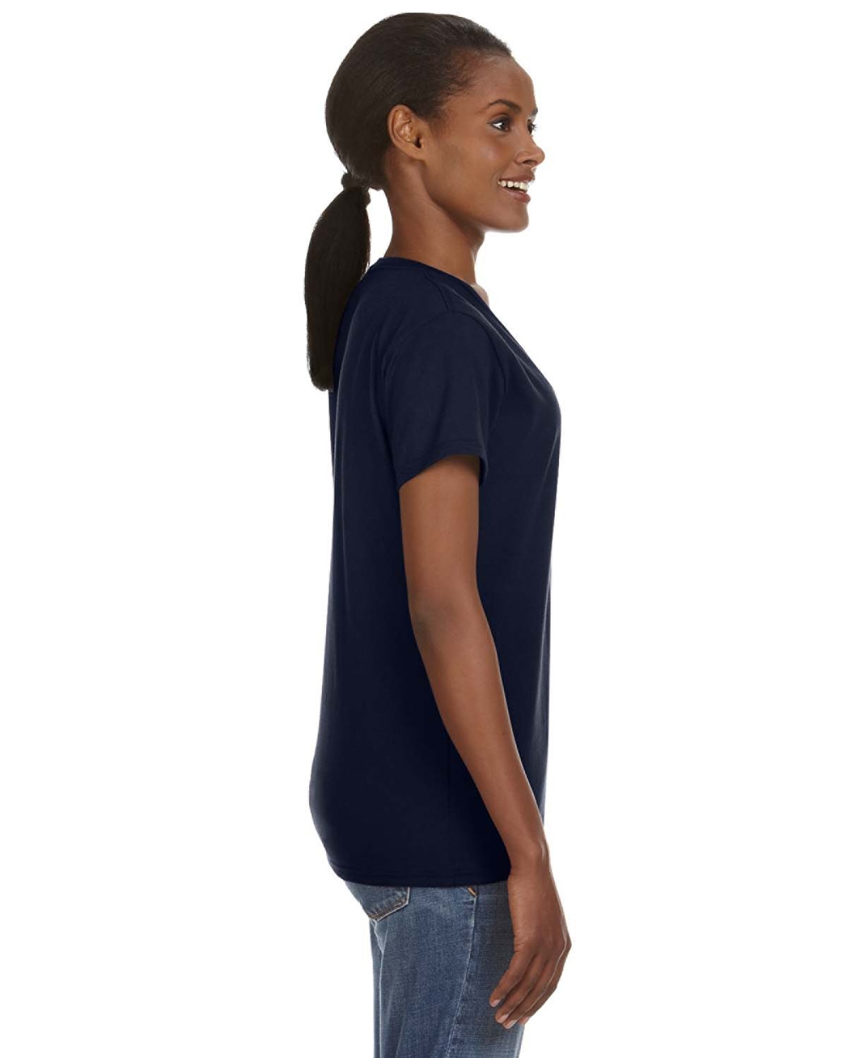 88VL Anvil Women’s Lightweight V-Neck T-Shirt - Siide Image
