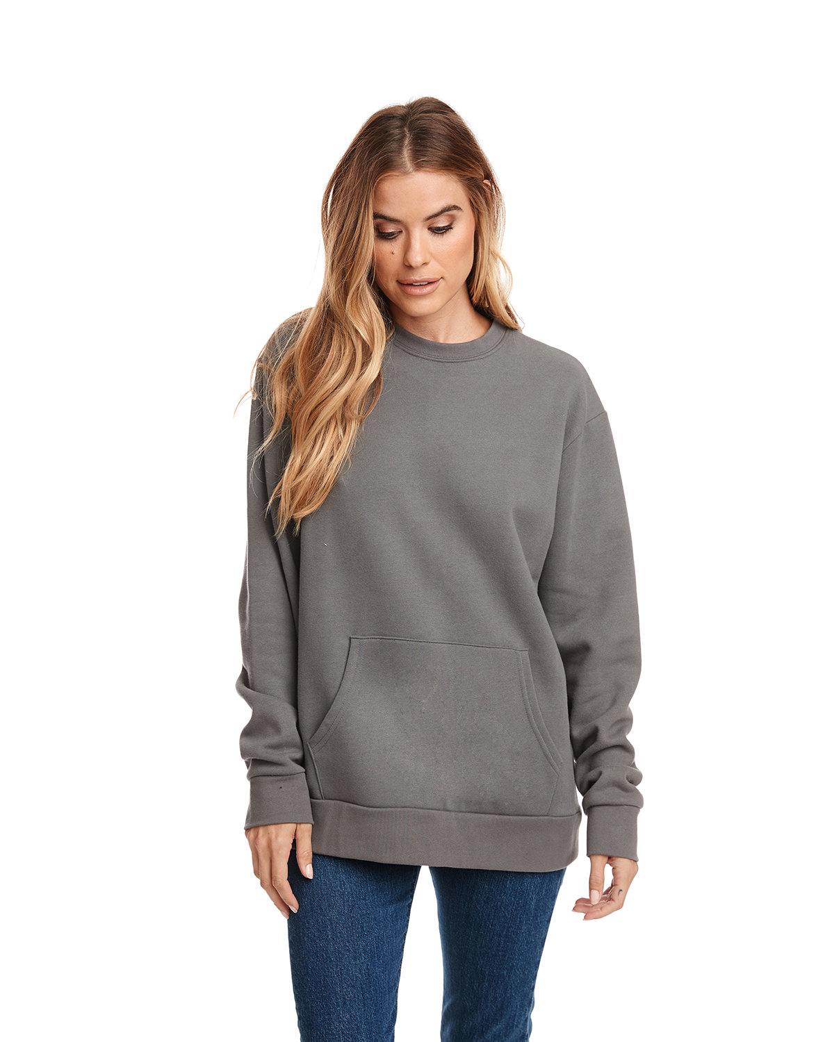 9001 Next Level Unisex Santa Cruz Pocket Sweatshirt