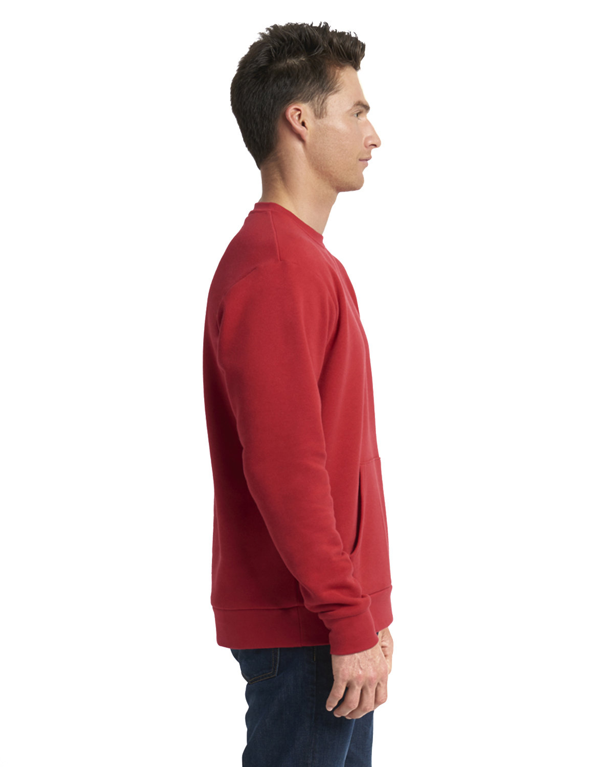 9001 Next Level Unisex Santa Cruz Pocket Sweatshirt 9001 Next Level Unisex Santa Cruz Pocket Sweatshirt - Siide Image
