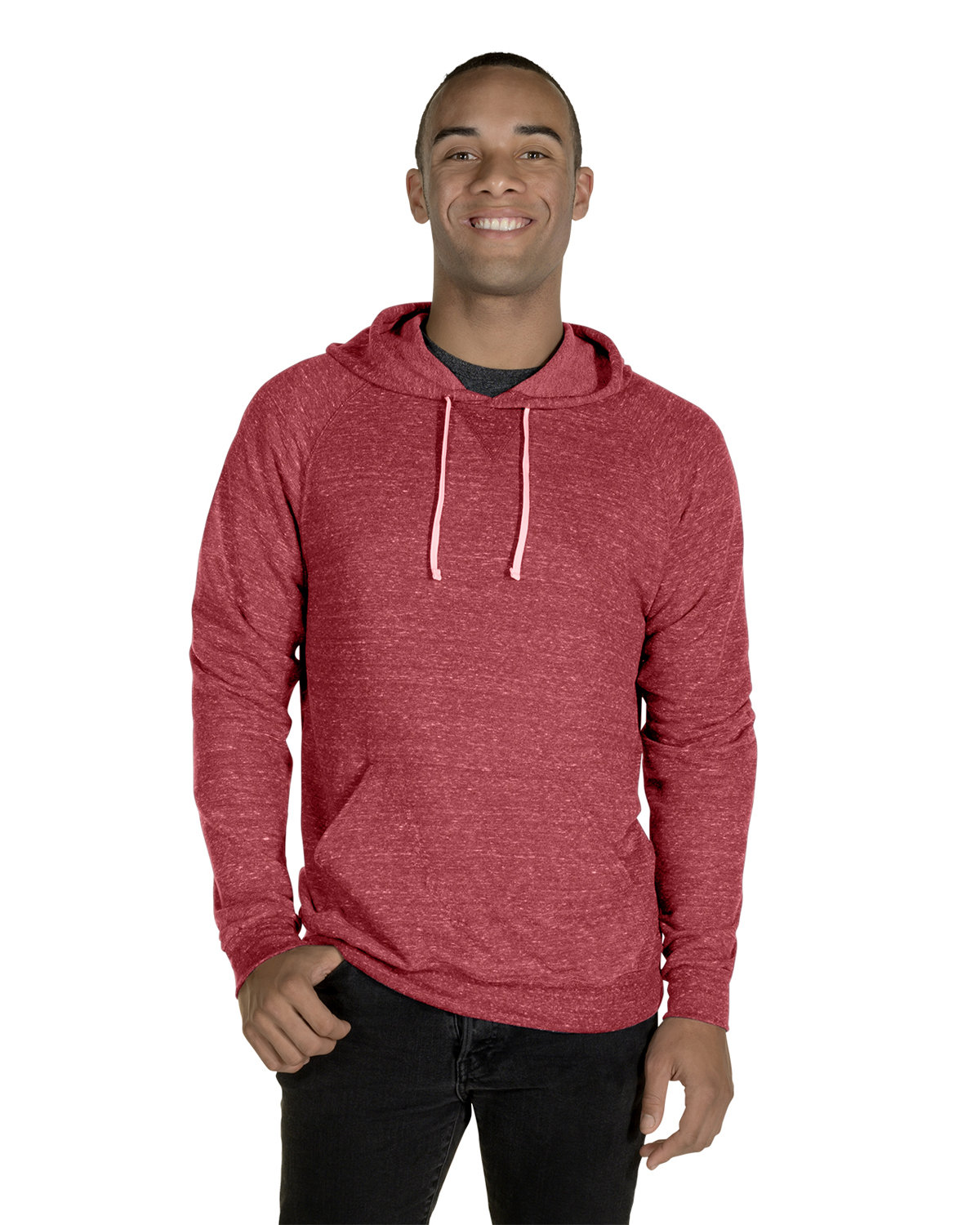 90MR Jerzees Snow Heather French Terry Pullover Hood Sweatshirt 90MR Jerzees Snow Heather French Terry Pullover Hood Sweatshirt
