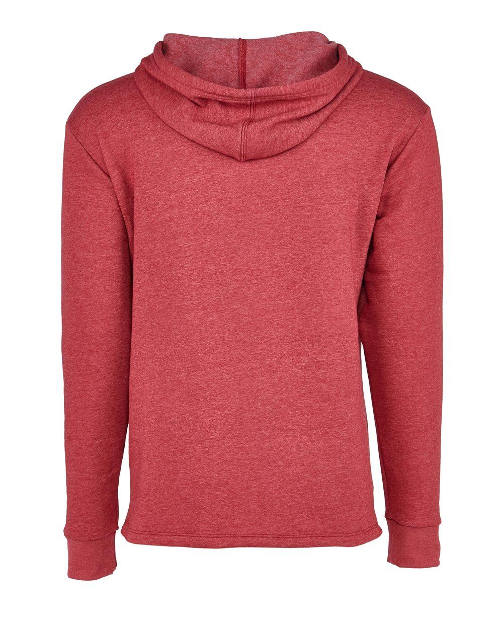 9300 Next Level Unisex Malibu Welt Pocket Hoodie - Back Image