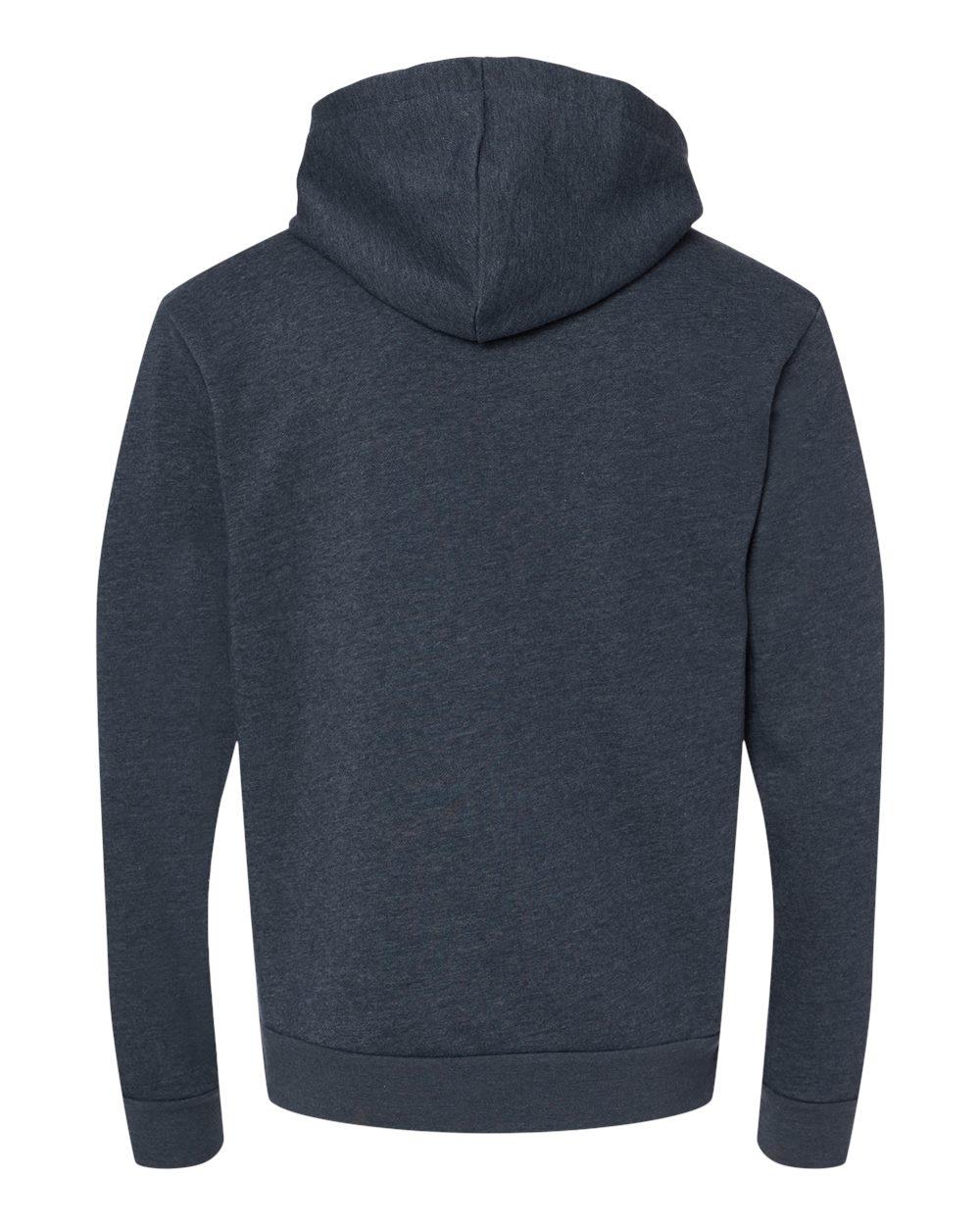 9302 Next Level Unisex Malibu Pullover Hooded Sweatshirt - Back Image