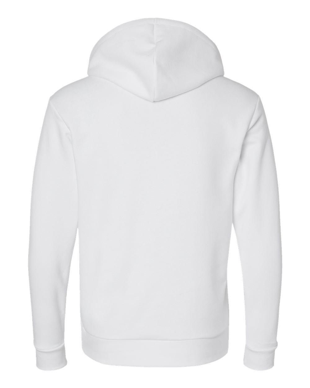 9303 Next Level Unisex Santa Cruz Pullover Hooded Sweatshirt - Back Image