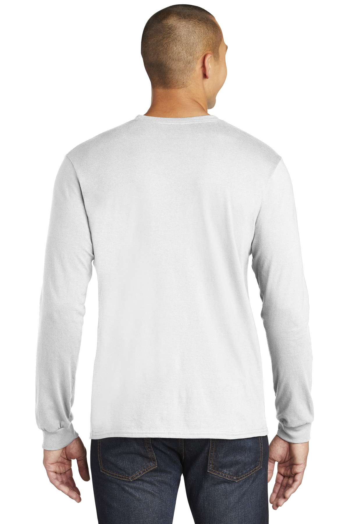949 Anvil Lightweight Long Sleeve T-Shirt - Back Image