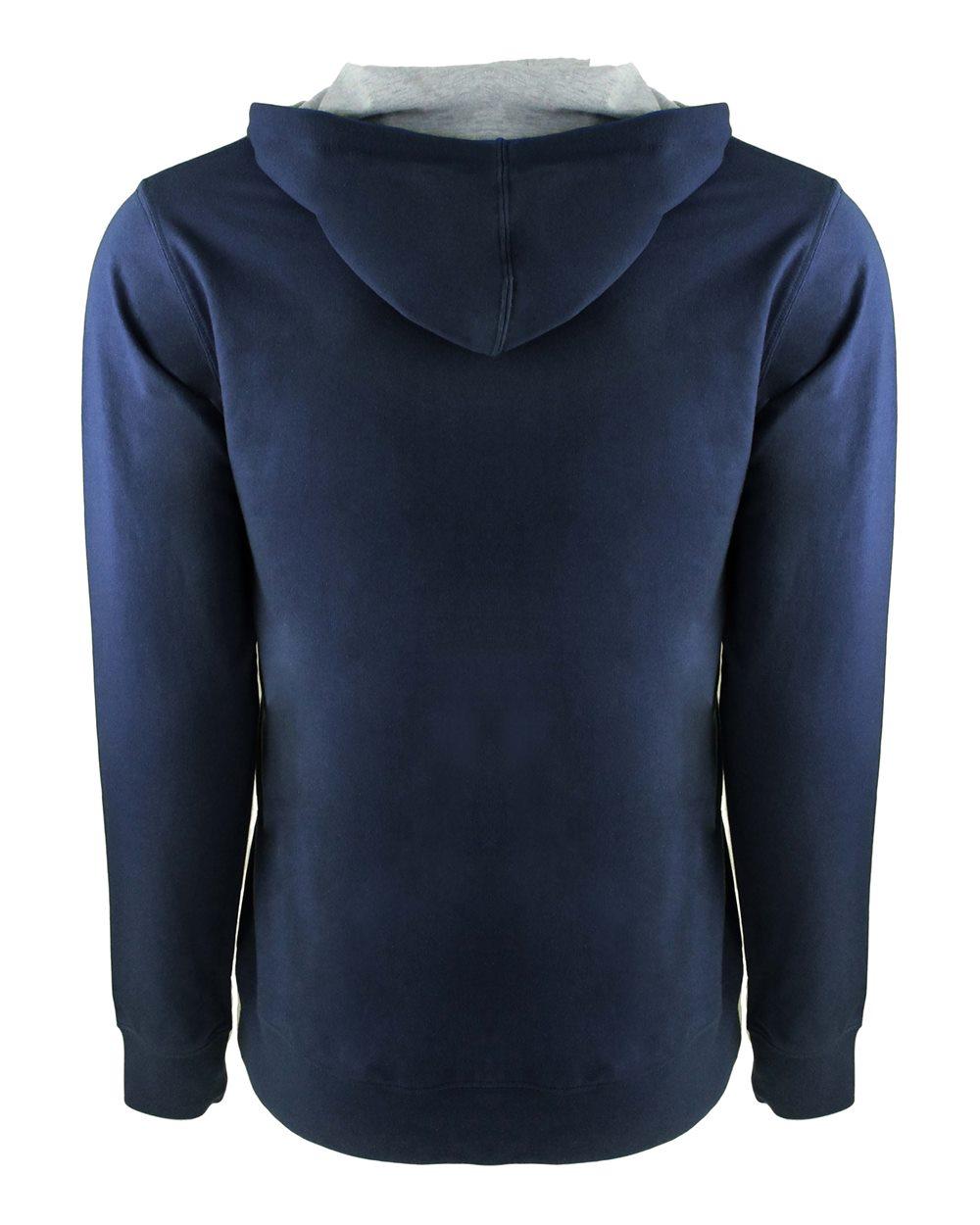 9601 Next Level Unisex Laguna Full-Zip Hoodie - Back Image