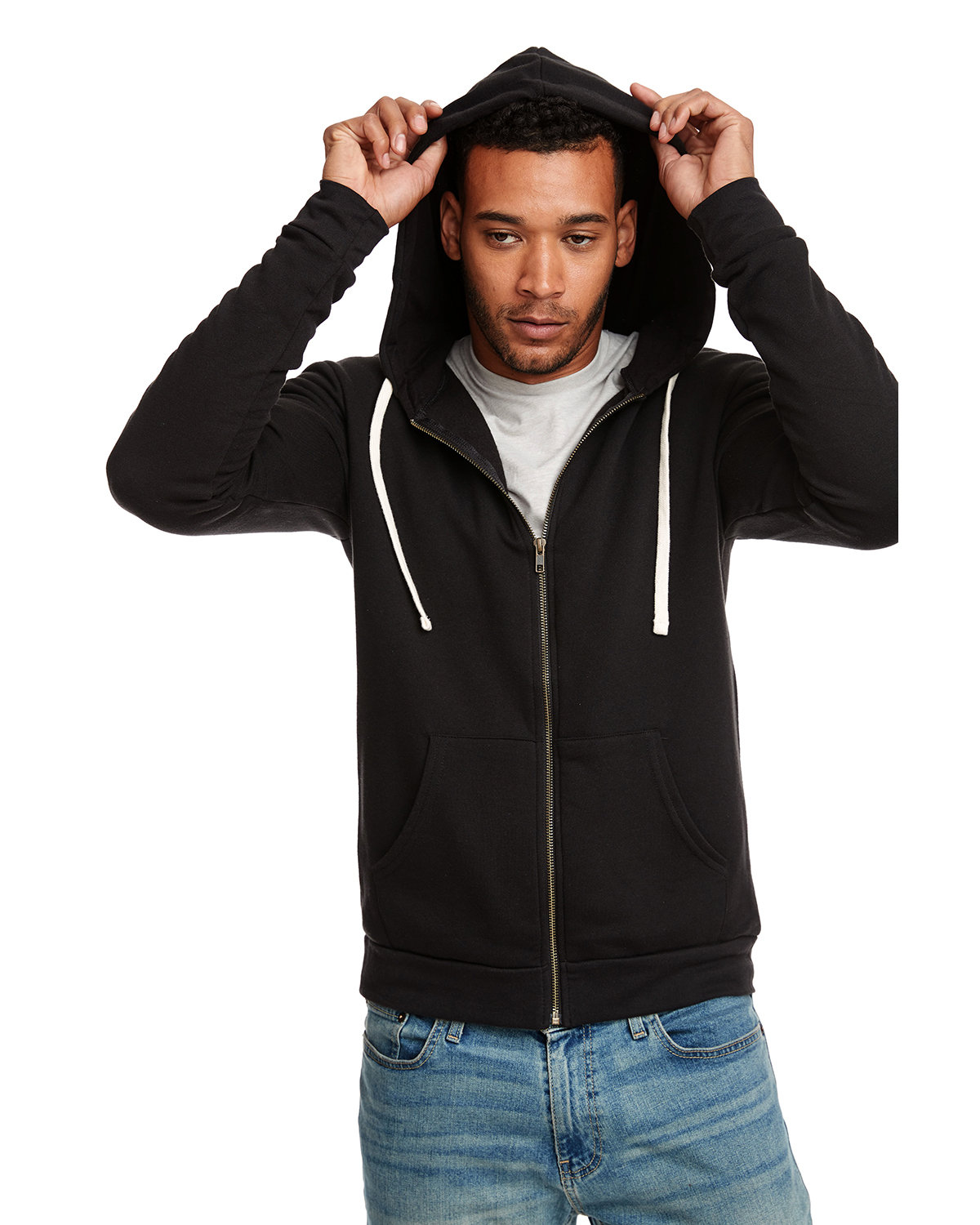 9602 Next Level Unisex Santa Cruz Full-Zip Hoodie 9602 Next Level Unisex Santa Cruz Full-Zip Hoodie