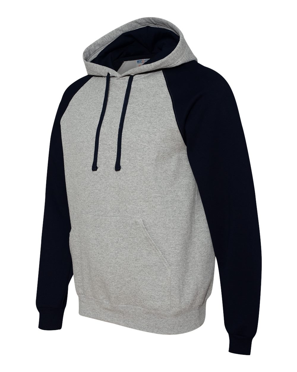 96CR Jerzees Nublend Colorblocked Raglan Hooded Sweatshirt - Siide Image