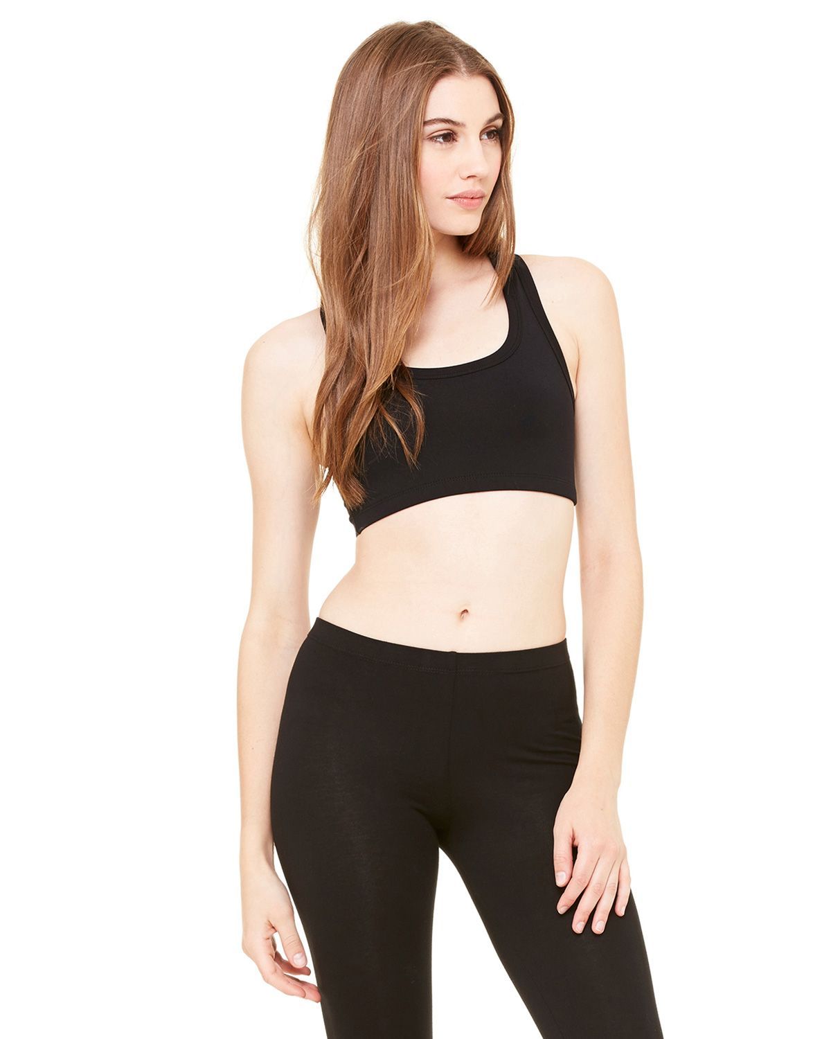 970 Bella + Canvas Womens Nylon Spandex Sports Bra 970 Bella + Canvas Womens Nylon Spandex Sports Bra