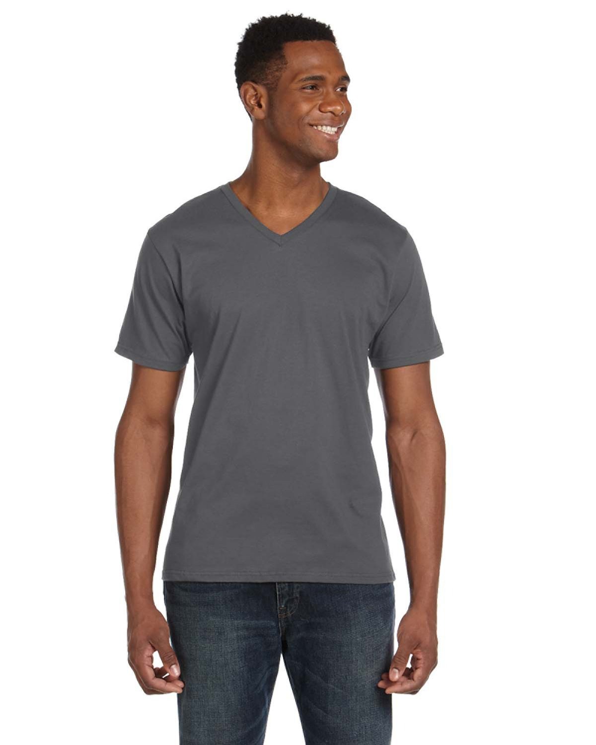 982 Anvil Lightweight V-Neck T-Shirt 982 Anvil Lightweight V-Neck T-Shirt