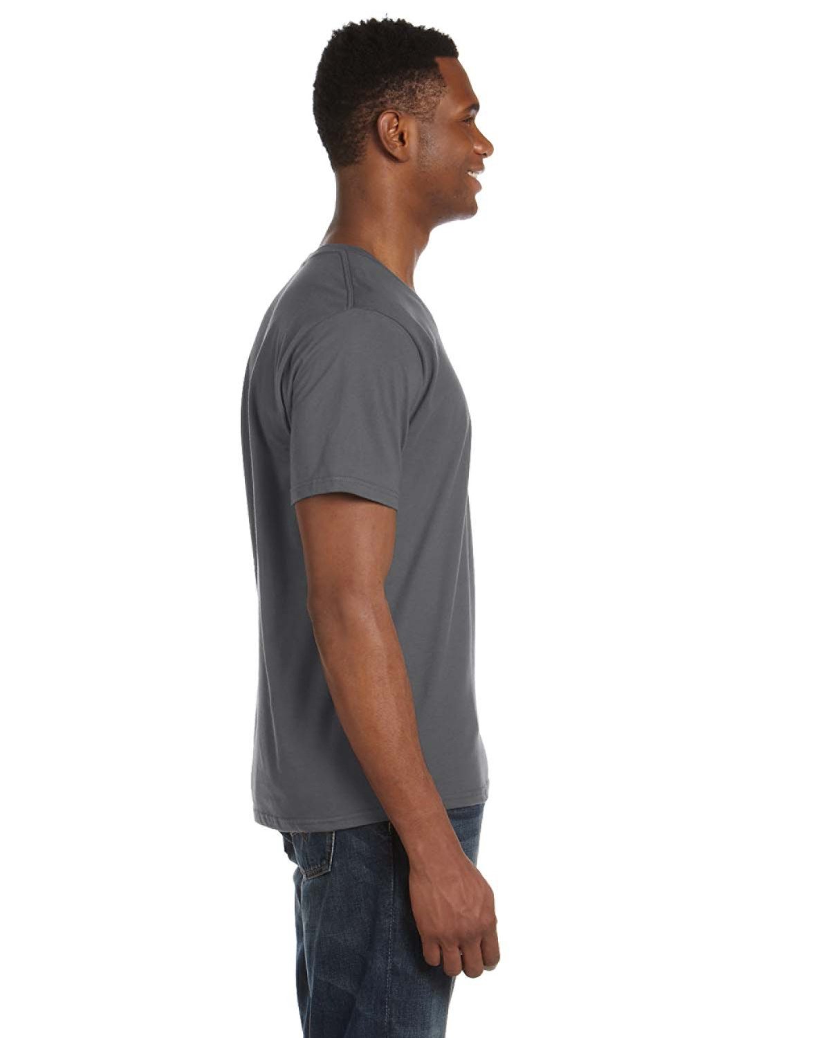 982 Anvil Lightweight V-Neck T-Shirt 982 Anvil Lightweight V-Neck T-Shirt - Siide Image