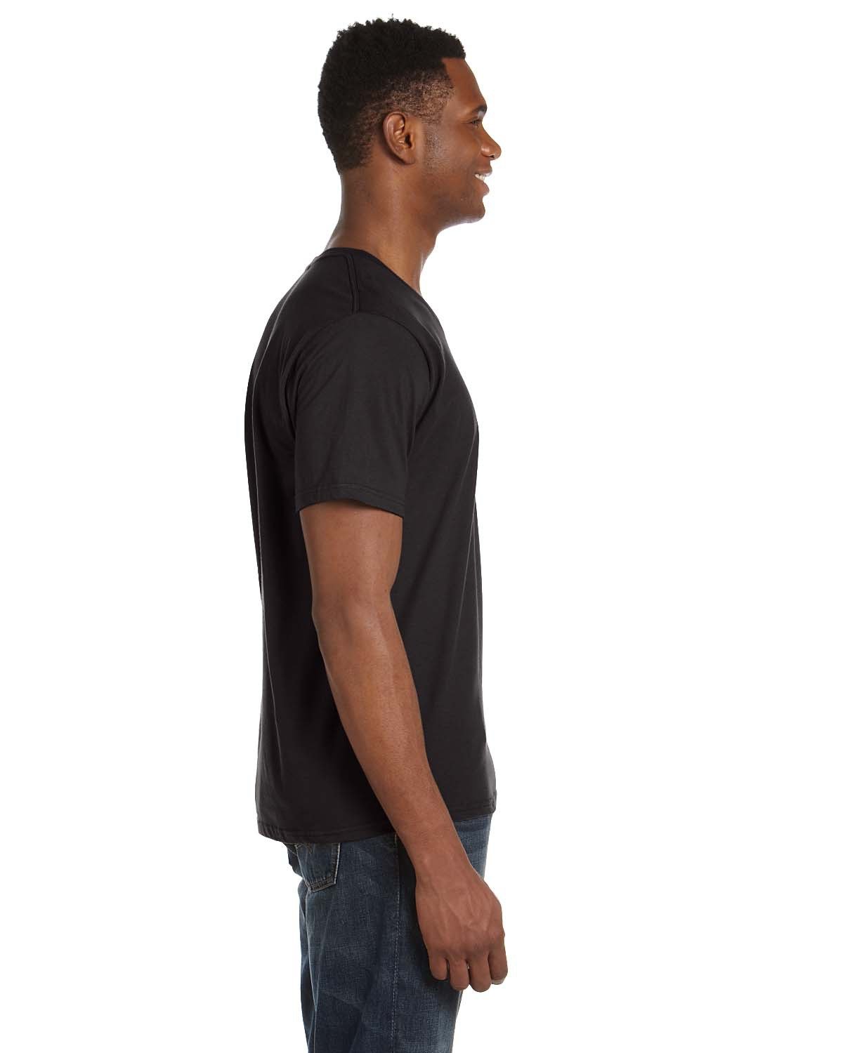 982 Anvil Lightweight V-Neck T-Shirt - Siide Image