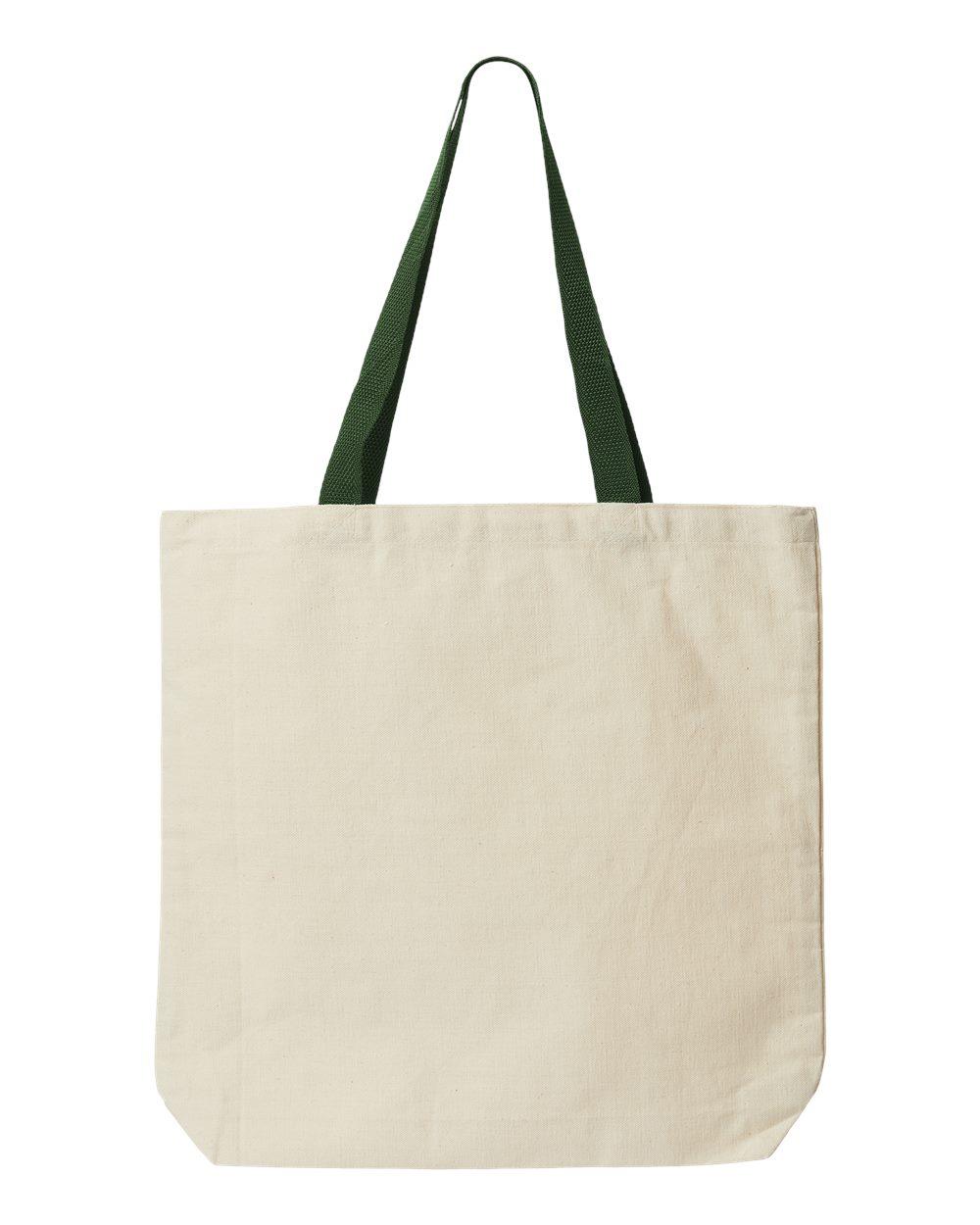 9868 Liberty Bags Jennifer Recycled Cotton Canvas Tote - Back Image