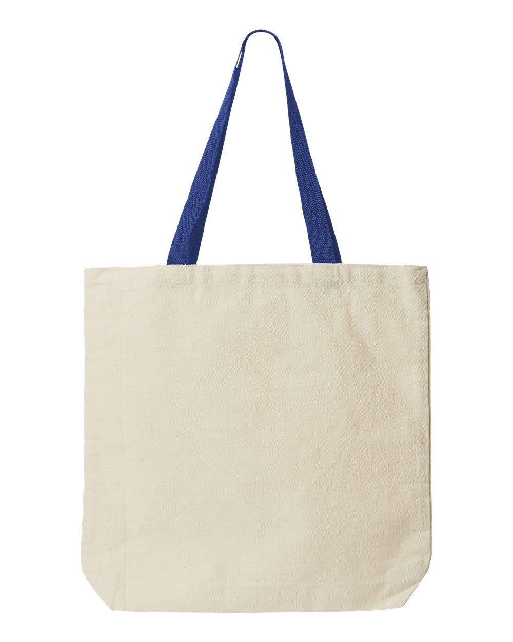 9868 Liberty Bags Jennifer Recycled Cotton Canvas Tote - Back Image