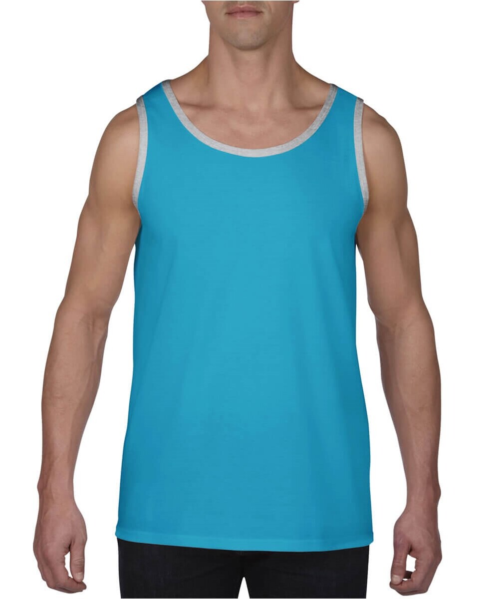 986 Anvil Lightweight Ringer Tank Top