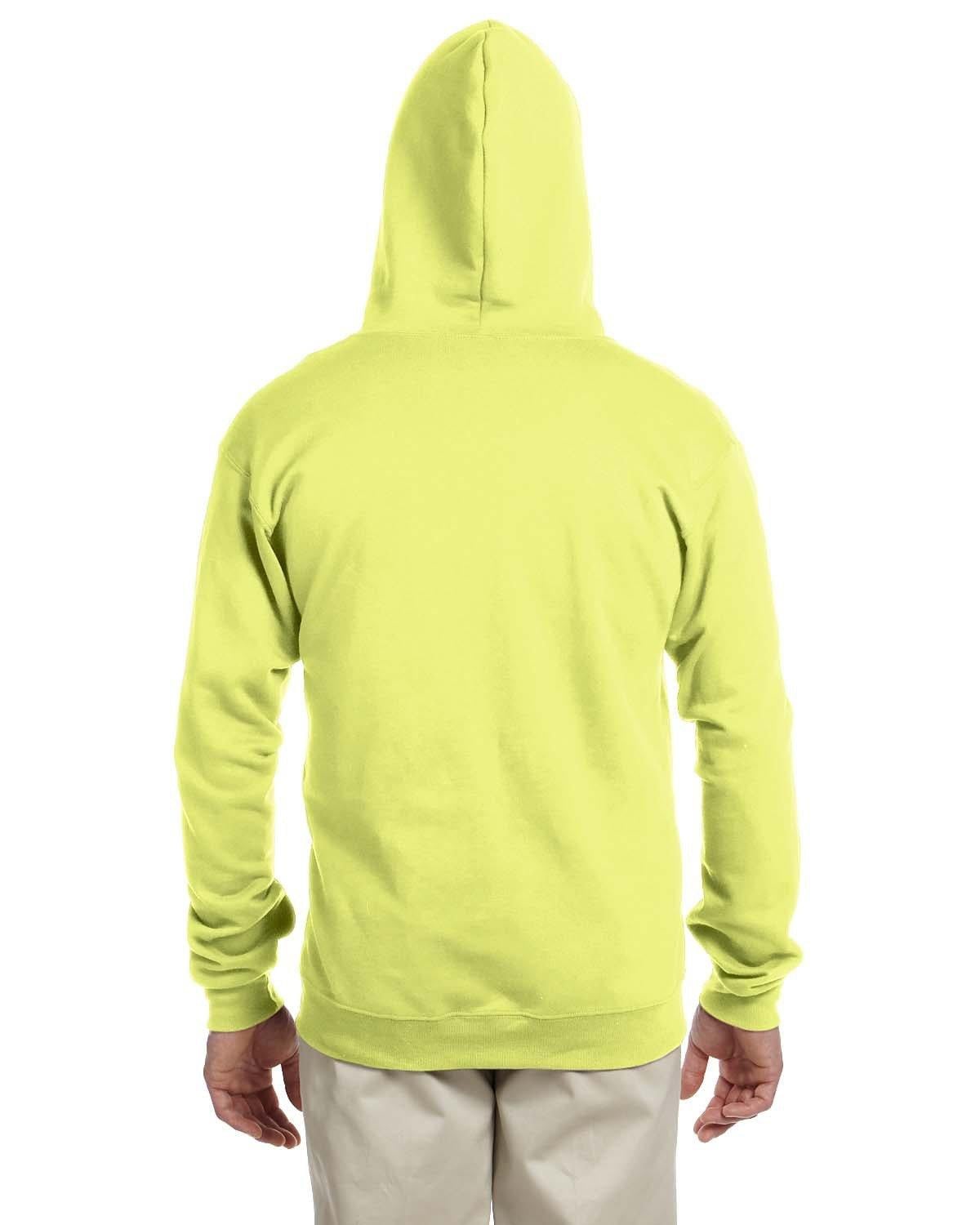 993 Jerzees Adult NuBlend Fleece Full-Zip Hooded Sweatshirt - Back Image