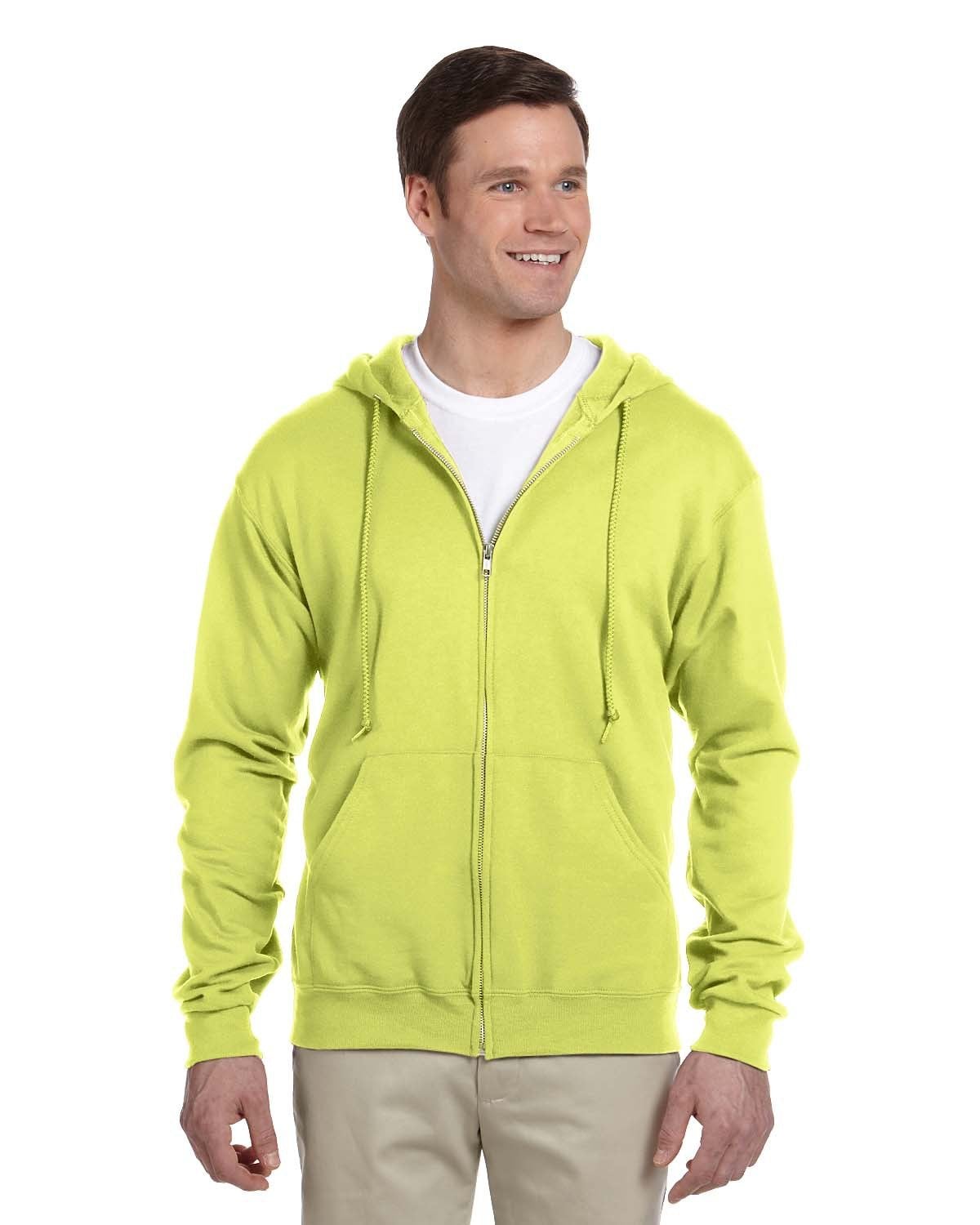 993 Jerzees Adult NuBlend Fleece Full-Zip Hooded Sweatshirt