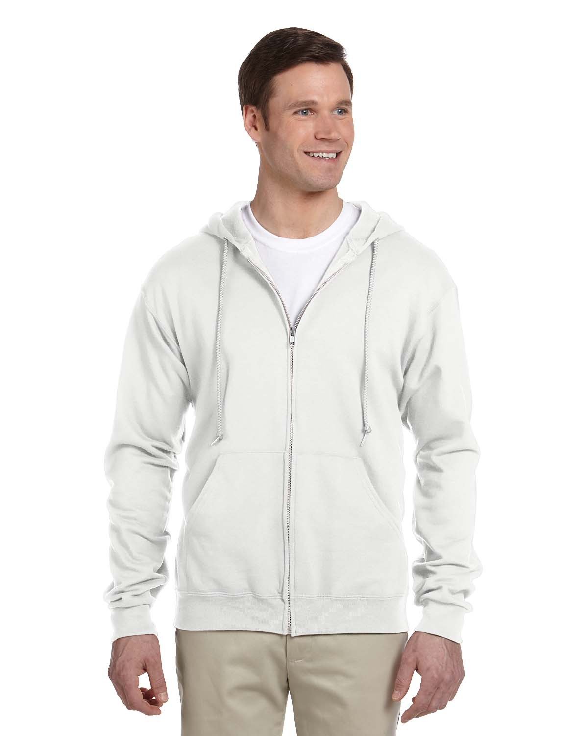 993 Jerzees Adult NuBlend Fleece Full-Zip Hooded Sweatshirt