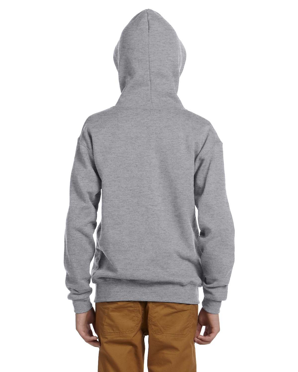 993B Jerzees Youth NuBlend Fleece Full-Zip Hooded Sweatshirt 993B Jerzees Youth NuBlend Fleece Full-Zip Hooded Sweatshirt - Back Image