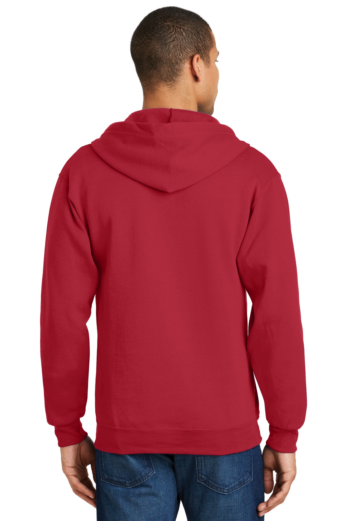 993M Jerzees - NuBlend Full-Zip Hooded Sweatshirt. - Back Image