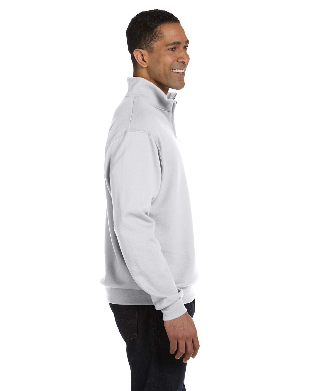 995M Jerzees Men's 1/4-Zip Cadet Collar Sweatshirt - Siide Image