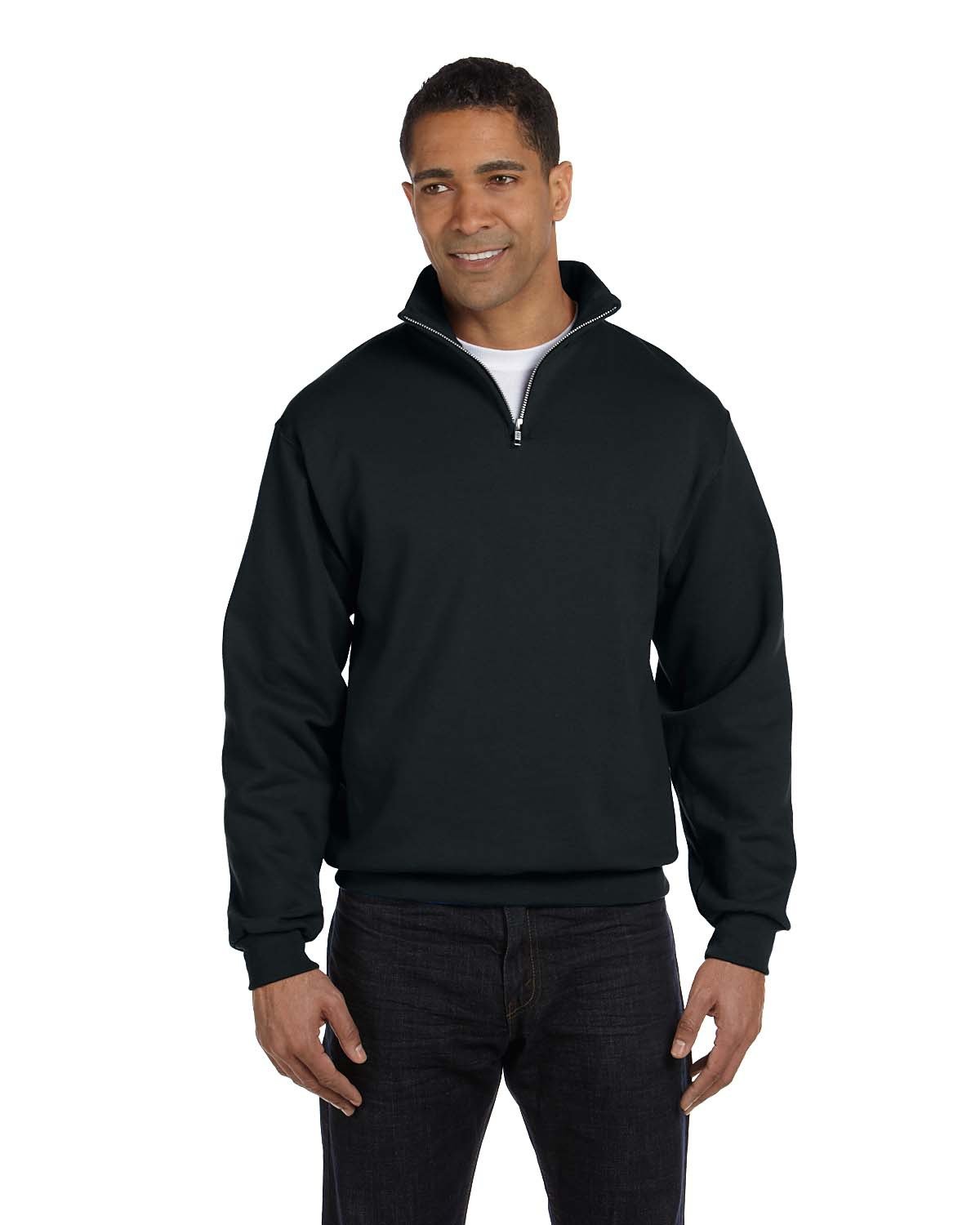 995M Jerzees Men's 1/4-Zip Cadet Collar Sweatshirt 995M Jerzees Men's 1/4-Zip Cadet Collar Sweatshirt