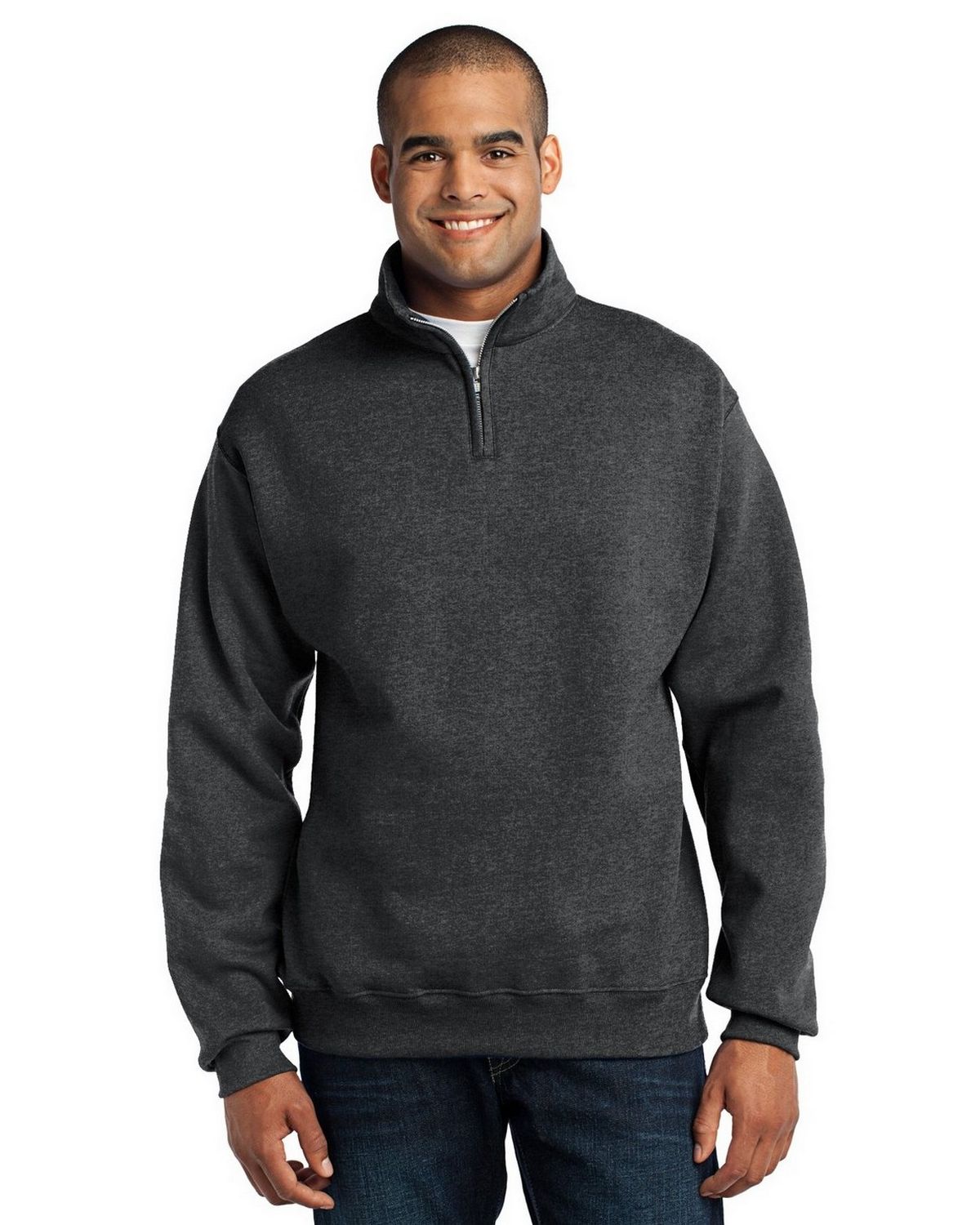 995M Jerzees Men's 1/4-Zip Cadet Collar Sweatshirt 995M Jerzees Men's 1/4-Zip Cadet Collar Sweatshirt