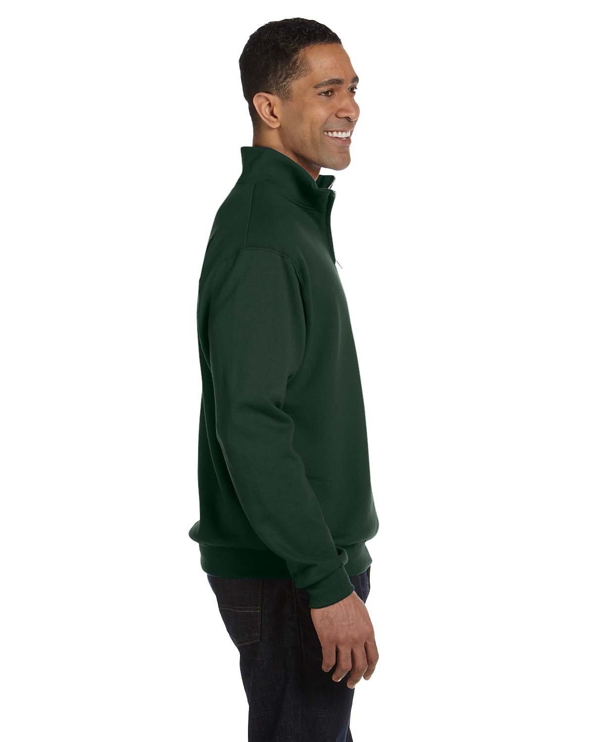 995M Jerzees Men's 1/4-Zip Cadet Collar Sweatshirt - Siide Image