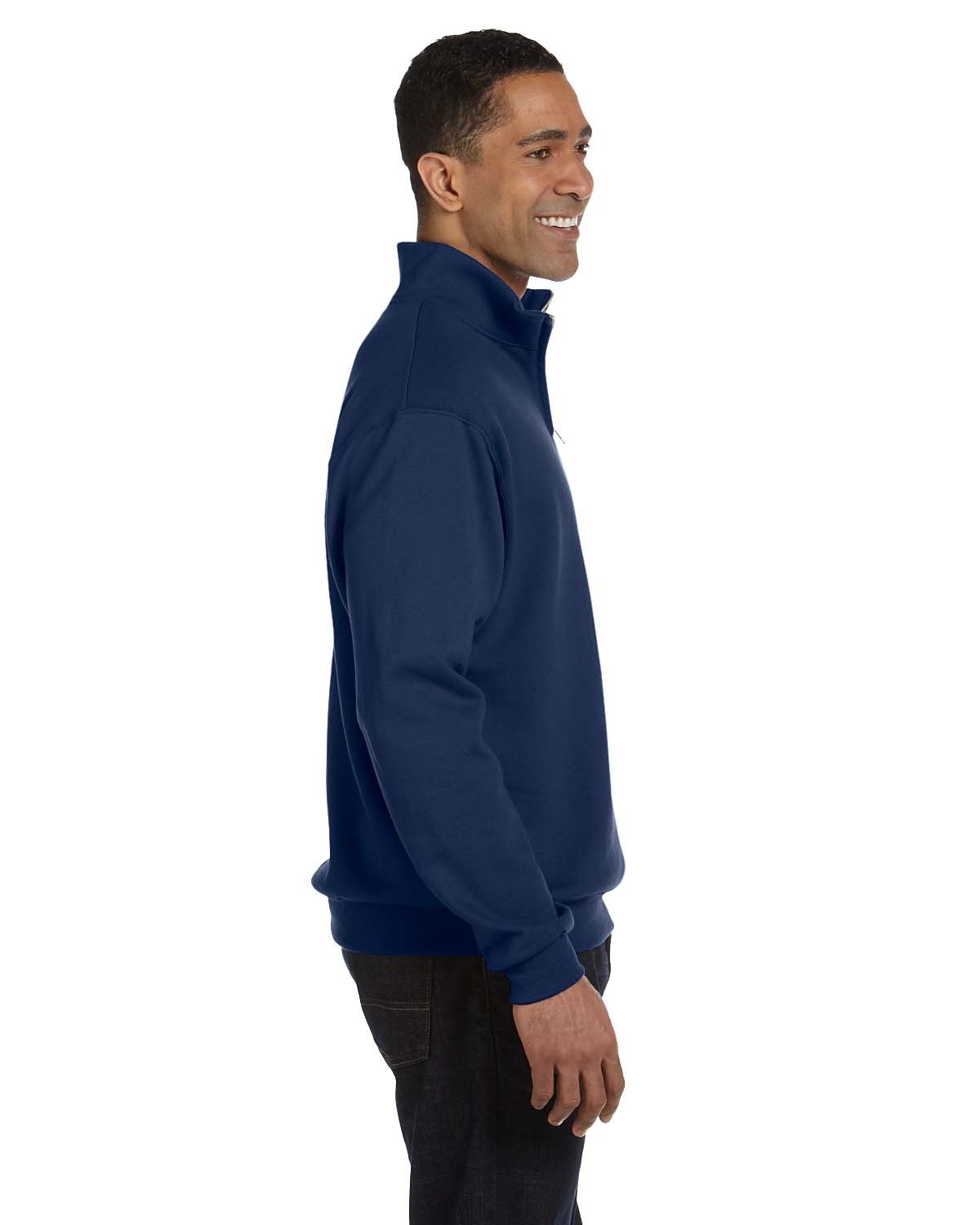 995M Jerzees Men's 1/4-Zip Cadet Collar Sweatshirt - Siide Image
