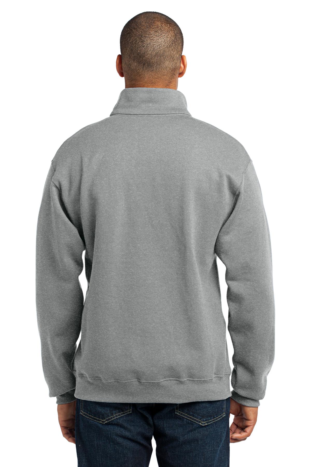 995M Jerzees Men's 1/4-Zip Cadet Collar Sweatshirt 995M Jerzees Men's 1/4-Zip Cadet Collar Sweatshirt - Back Image