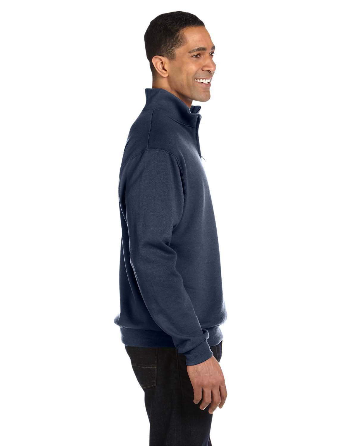 995M Jerzees Men's 1/4-Zip Cadet Collar Sweatshirt - Siide Image
