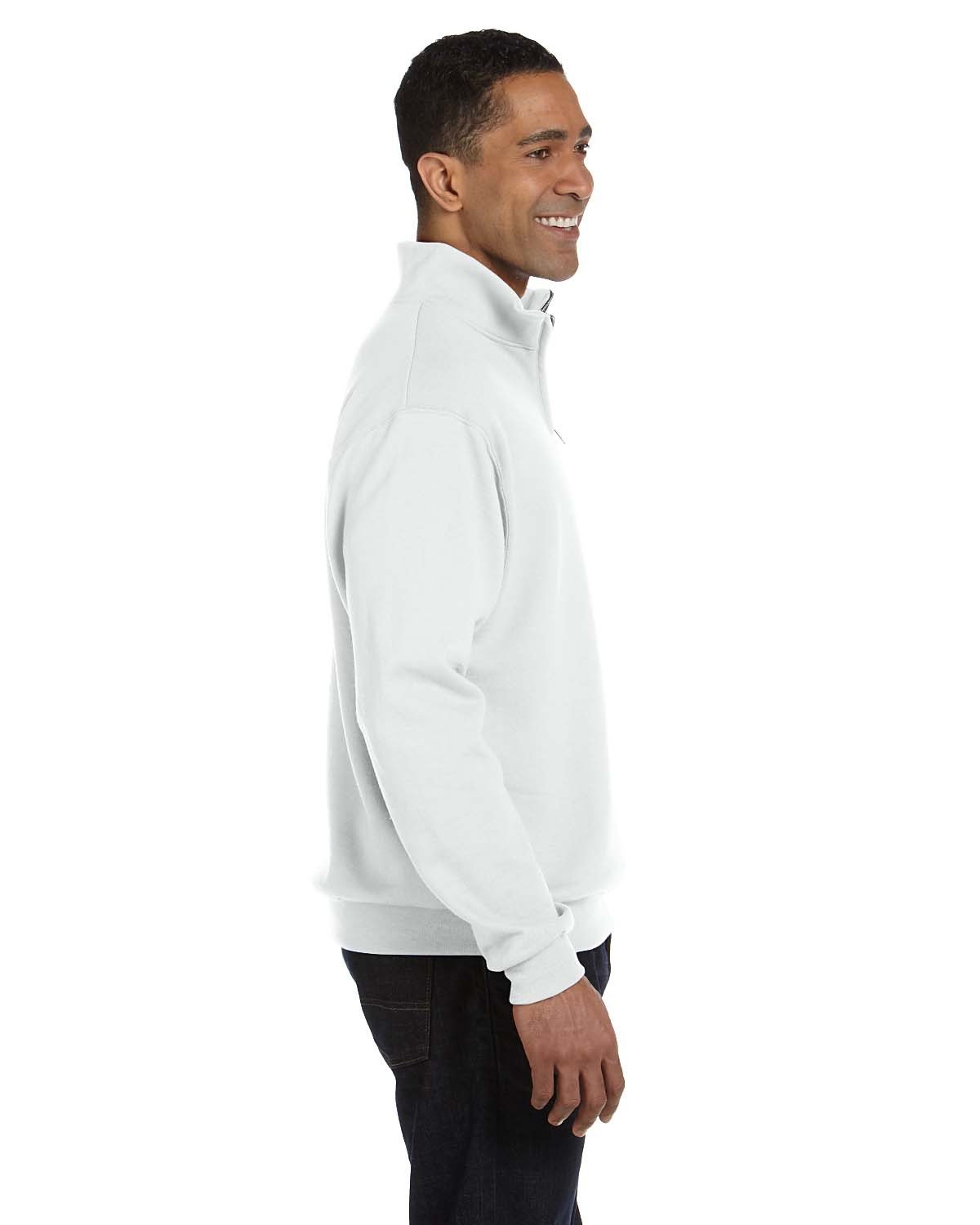 995M Jerzees Men's 1/4-Zip Cadet Collar Sweatshirt - Siide Image