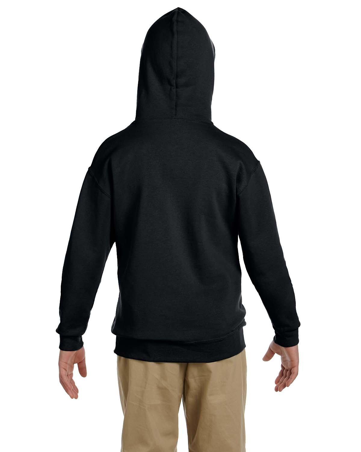 996Y Jerzees Youth NuBlend Fleece Pullover Hooded Sweatshirt - Back Image