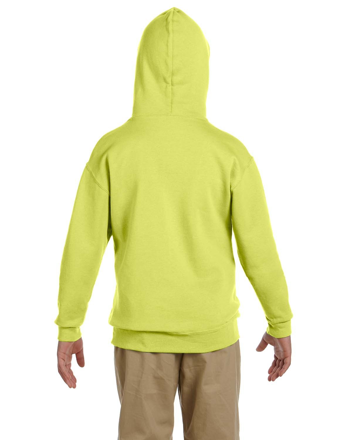 996Y Jerzees Youth NuBlend Fleece Pullover Hooded Sweatshirt - Back Image