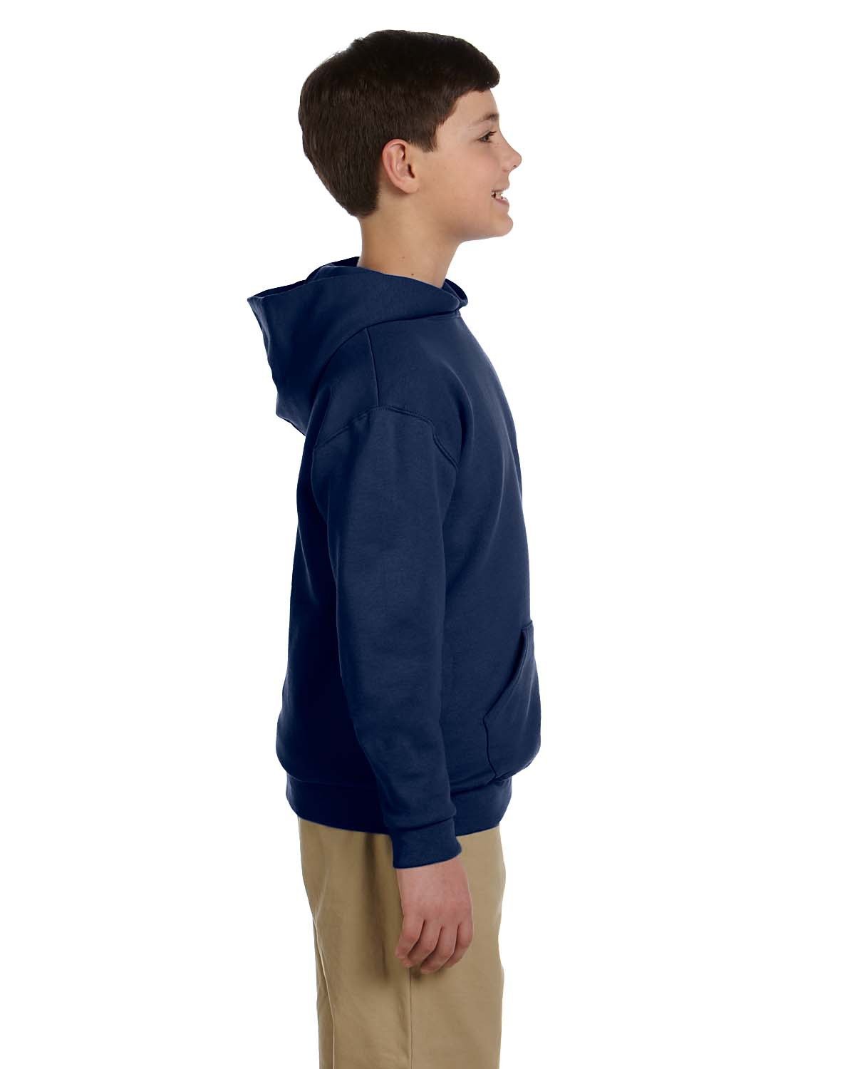 996Y Jerzees Youth NuBlend Fleece Pullover Hooded Sweatshirt - Siide Image