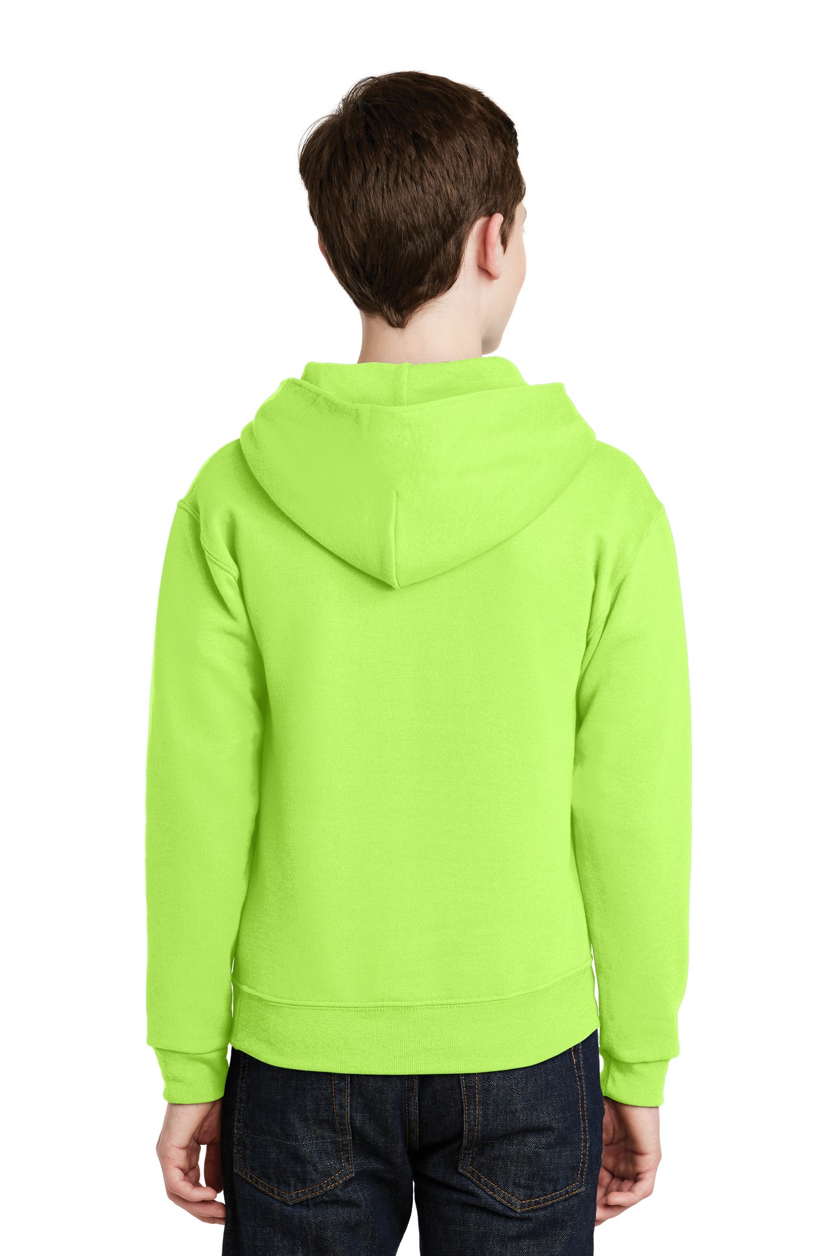 996Y Jerzees Youth NuBlend Fleece Pullover Hooded Sweatshirt - Back Image
