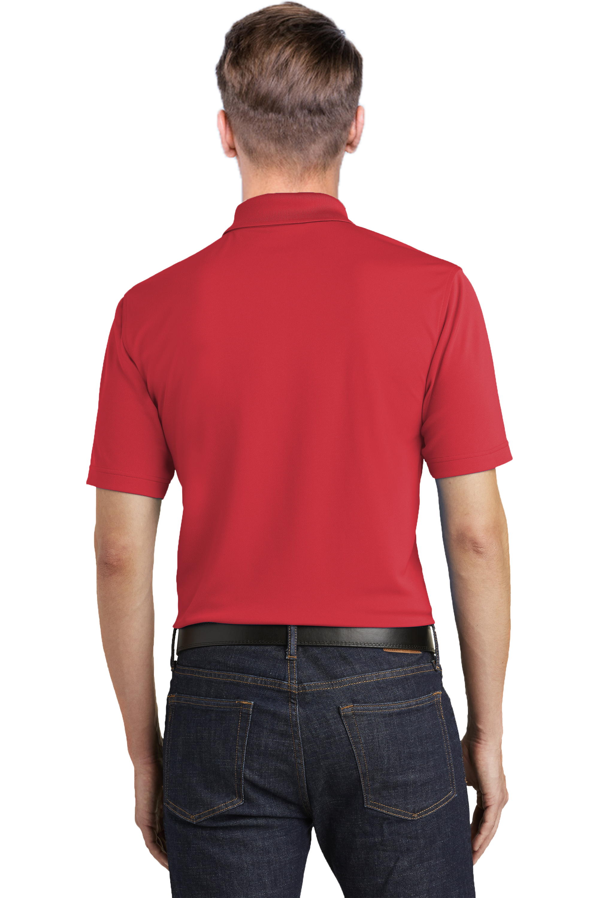 JN00 Jnriver Mens Short Sleeve Polo T Shirt - Back Image