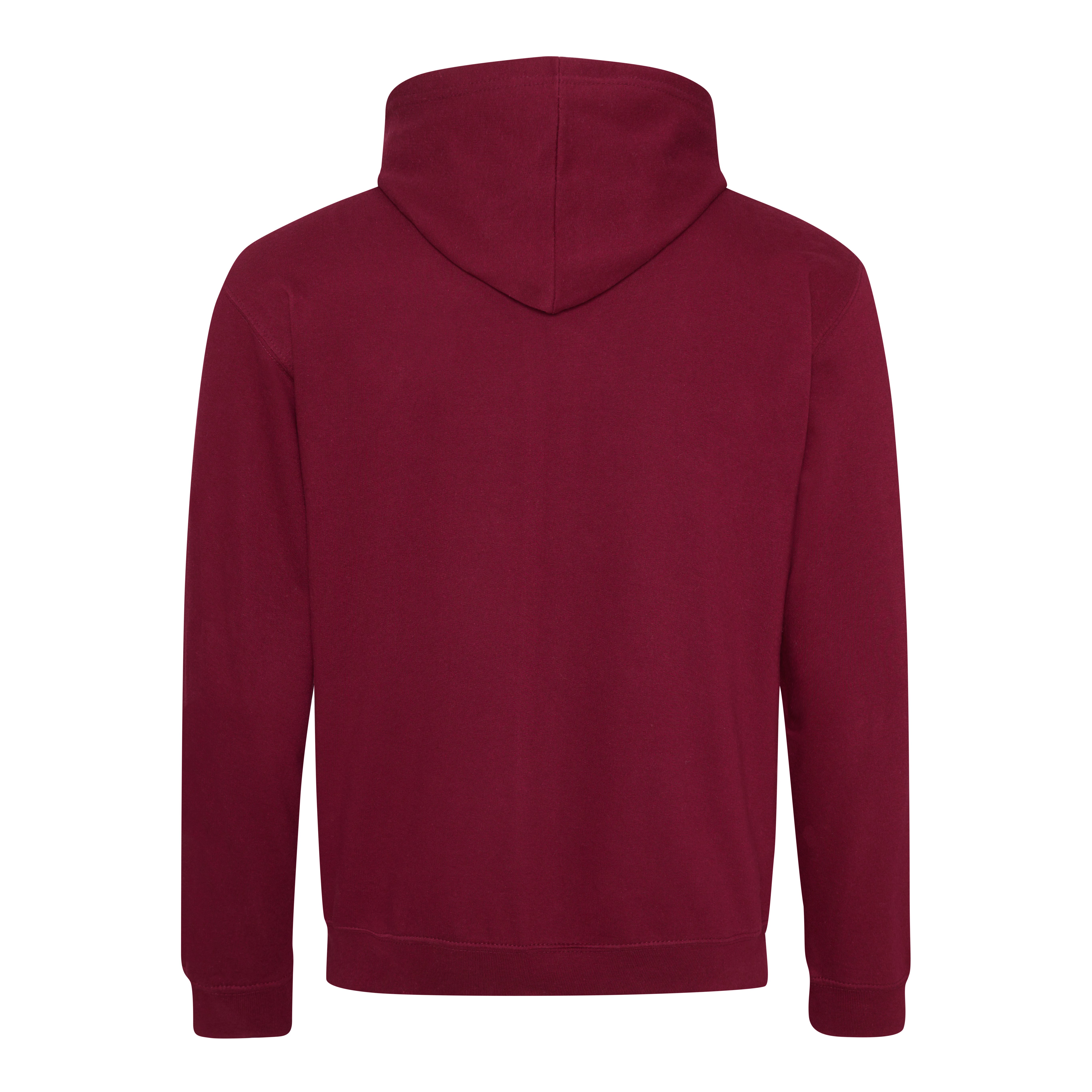 JHA003 A4 Varsity Contrast Hoodie JHA003 A4 Varsity Contrast Hoodie - Back Image