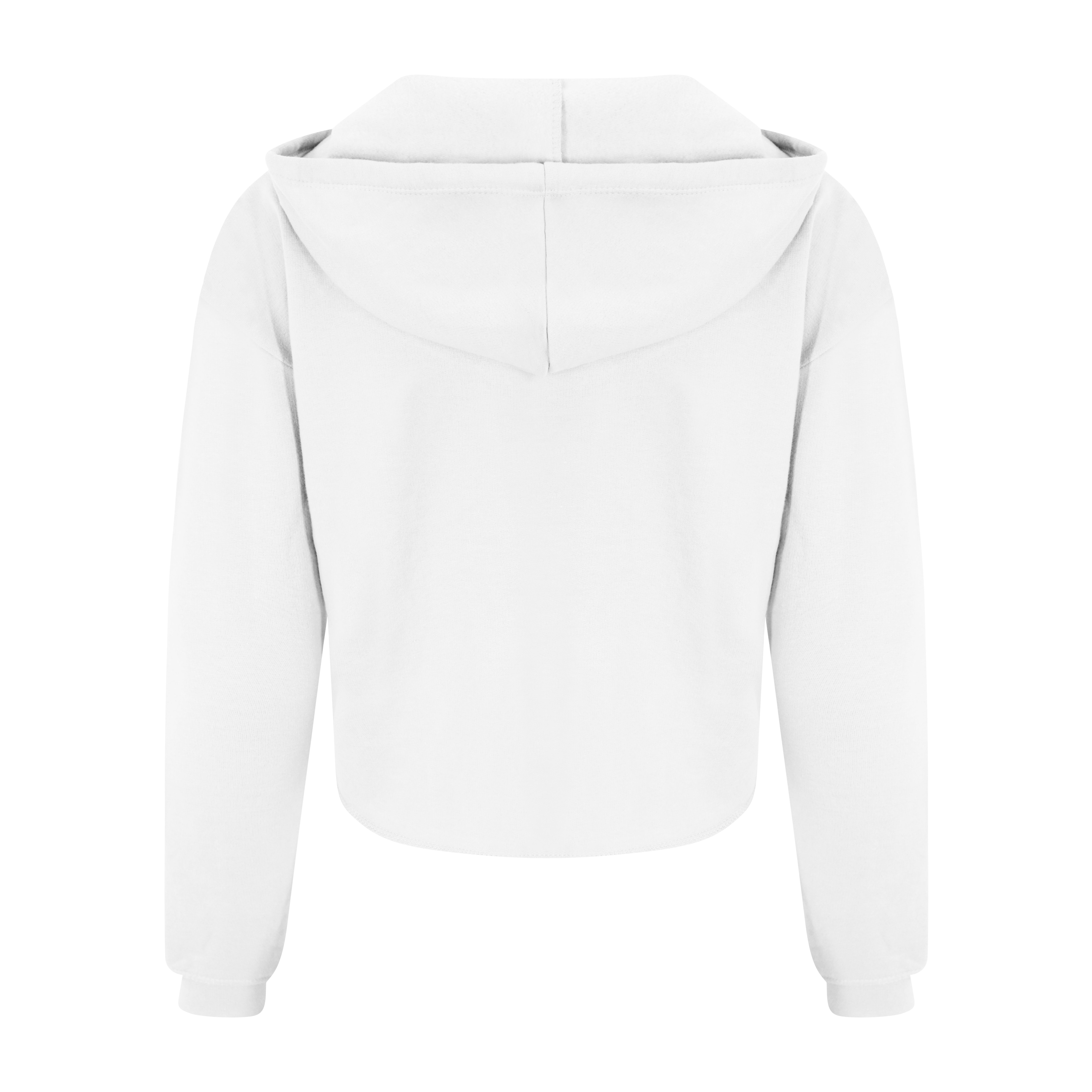 JHA016 A4 Womens Cropped Hoodie - Back Image