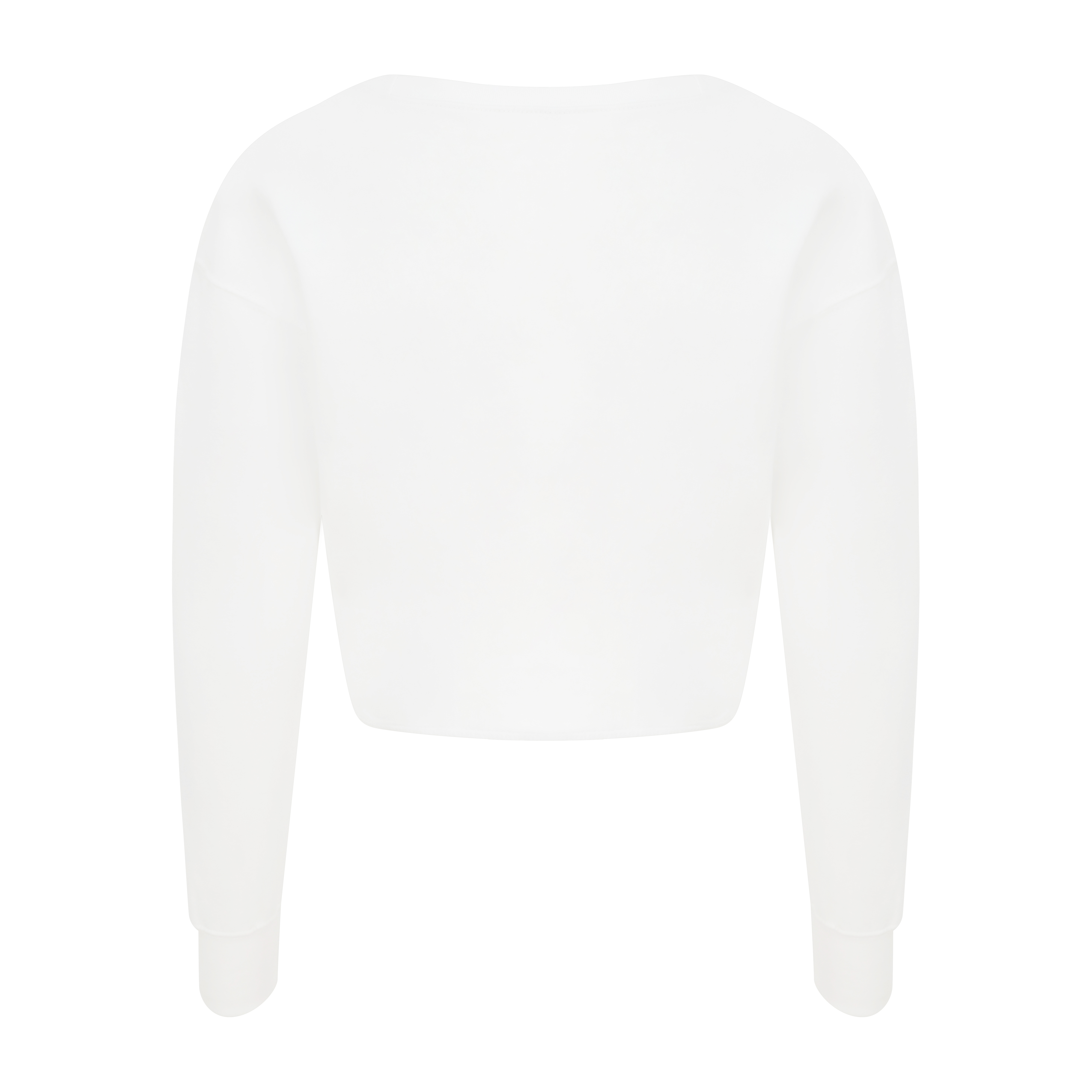 JHA035 A4 Womens Cropped Sweat - Back Image