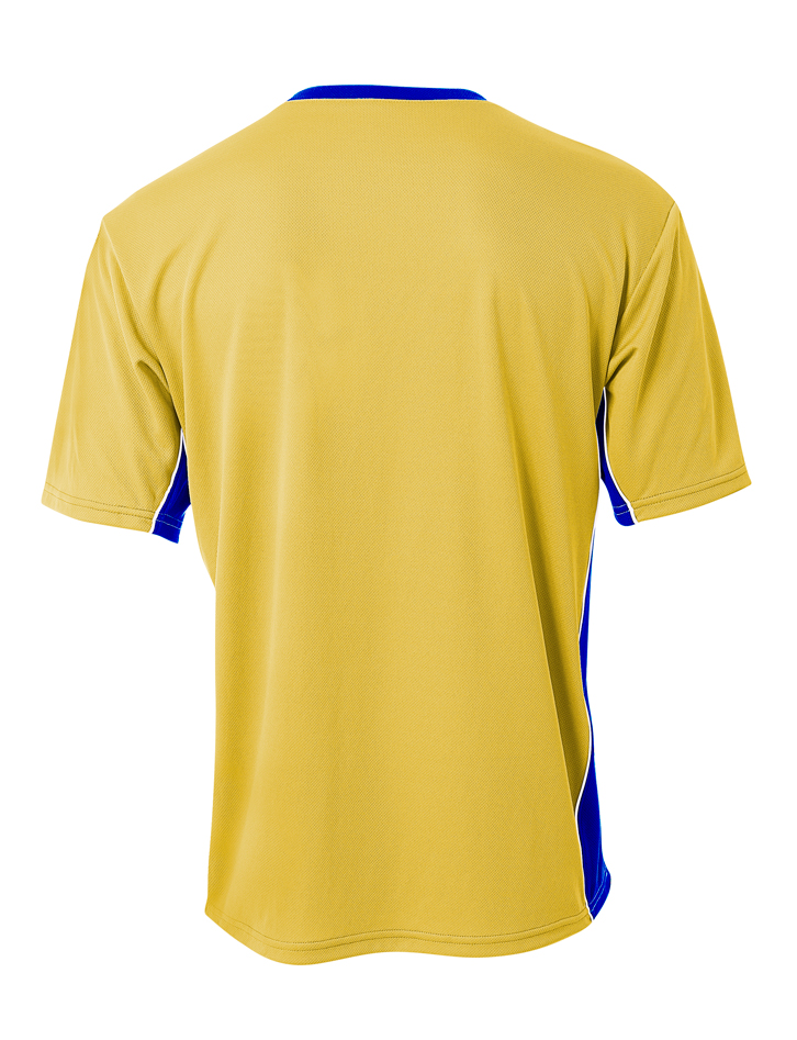N3018 A4 Mens Liga V-Neck Soccer Jersey N3018 A4 Mens Liga V-Neck Soccer Jersey - Back Image