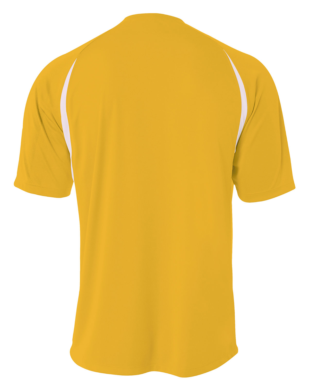 N3181 A4 Mens Cooling Performance Color Blocked T-Shirt - Back Image