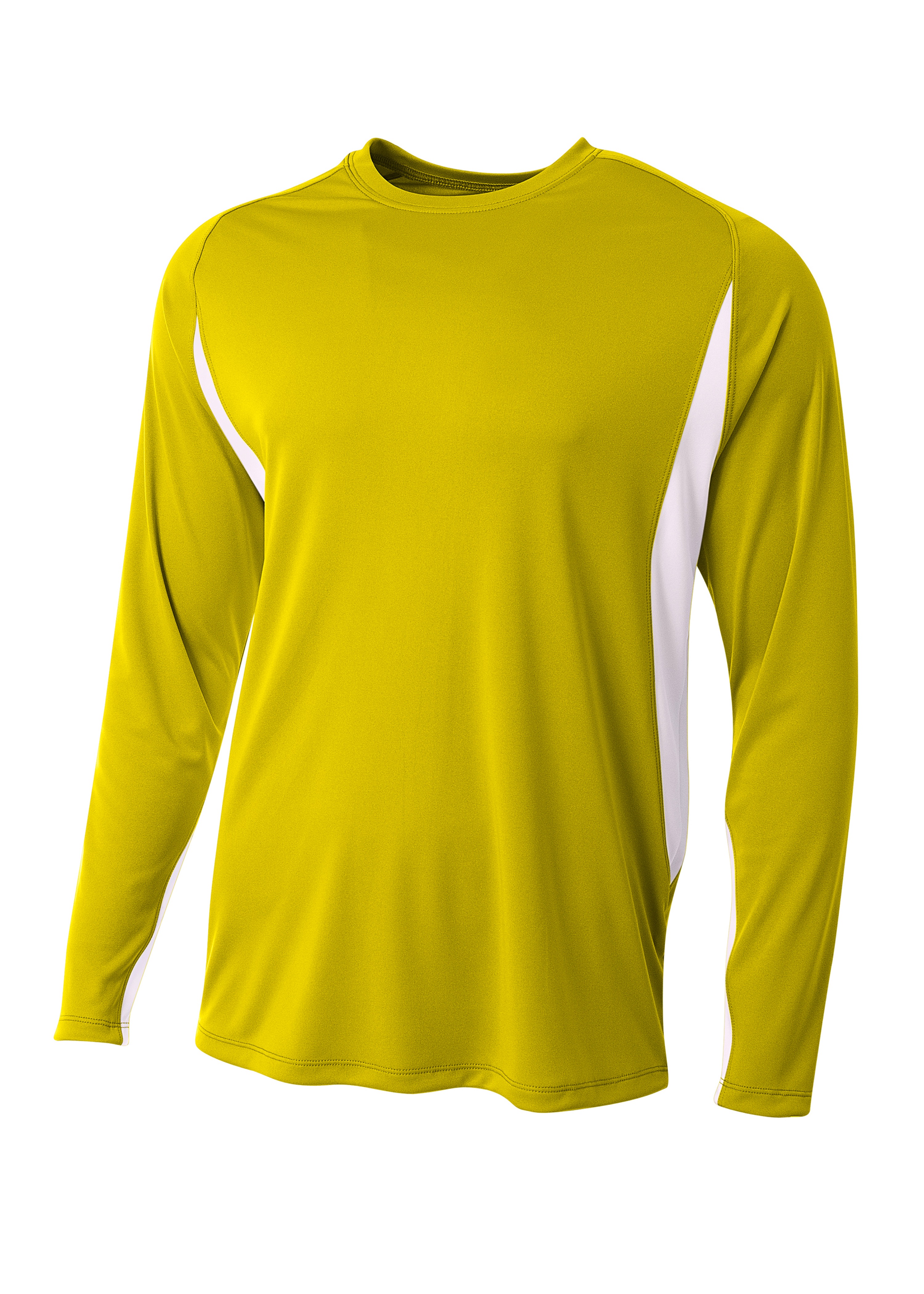 N3183 A4 Mens Long Sleeve Color Block T-Shirt N3183 A4 Mens Long Sleeve Color Block T-Shirt