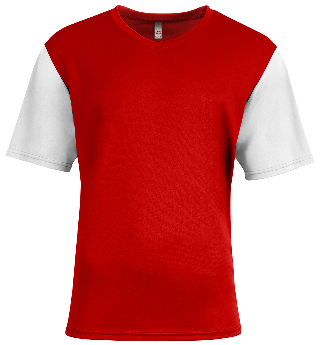 N3541 A4 Sprint Color Block V-Neck
